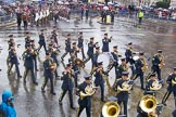 Lord Mayor's Show 2013: 15-Band of The Royal Air Force-The Central Band of the Royal Air Force is one of the oldest band in RAF..
Press stand opposite Mansion House, City of London,
London,
Greater London,
United Kingdom,
on 09 November 2013 at 11:08, image #289