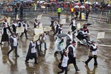 Lord Mayor's Show 2013: 41-Guild of the Royal Hospital of St. Bartholomew- Barts Guild has a very active team of volunteers helping patients and staff at hospital founded in 1123..
Press stand opposite Mansion House, City of London,
London,
Greater London,
United Kingdom,
on 09 November 2013 at 11:22, image #516