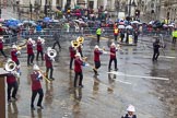 Lord Mayor's Show 2013: 61-Household Tropps  Band of theSalvation Army-this is the band represents some 500 Salvation Army bands from all over of UK..
Press stand opposite Mansion House, City of London,
London,
Greater London,
United Kingdom,
on 09 November 2013 at 11:34, image #778