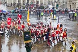 Lord Mayor's Show 2013: 88-The Belgain Tourist Board Road to Waterloo 200-the Napoleonic Association supports people with a common interest in the period from Freanch Revolution to the Battle of Waterloo in 1815..
Press stand opposite Mansion House, City of London,
London,
Greater London,
United Kingdom,
on 09 November 2013 at 11:48, image #1075