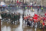 Lord Mayor's Show 2013: 88-The Belgain Tourist Board Road to Waterloo 200-the Napoleonic Association supports people with a common interest in the period from Freanch Revolution to the Battle of Waterloo in 1815..
Press stand opposite Mansion House, City of London,
London,
Greater London,
United Kingdom,
on 09 November 2013 at 11:48, image #1080
