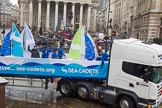 Lord Mayor's Show 2013: 102-London Area Sea Cadets- Sea Cadets Corps offers younf people aged 10-18 am enviroment where they can find confidence and inspiration through nautical adventure..
Press stand opposite Mansion House, City of London,
London,
Greater London,
United Kingdom,
on 09 November 2013 at 11:54, image #1212