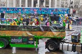 Lord Mayor's Show 2013: 113-Admiral Scaffolding-group at this year is promoting British meadows with a special take on 'It's Bug life'..
Press stand opposite Mansion House, City of London,
London,
Greater London,
United Kingdom,
on 09 November 2013 at 12:01, image #1307