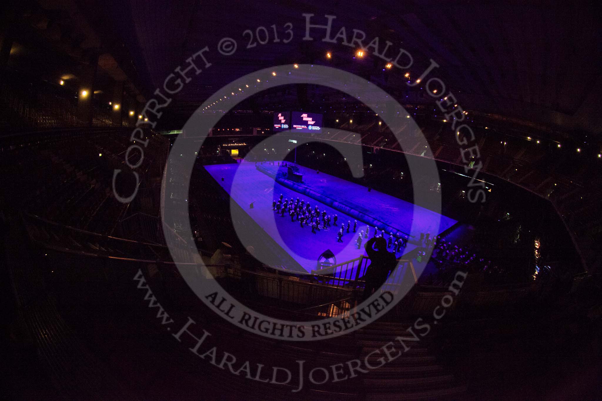 British Military Tournament 2013: The Band of the Royal Marines marching into the hall..
Earls Court,
London SW5,

United Kingdom,
on 06 December 2013 at 14:30, image #5