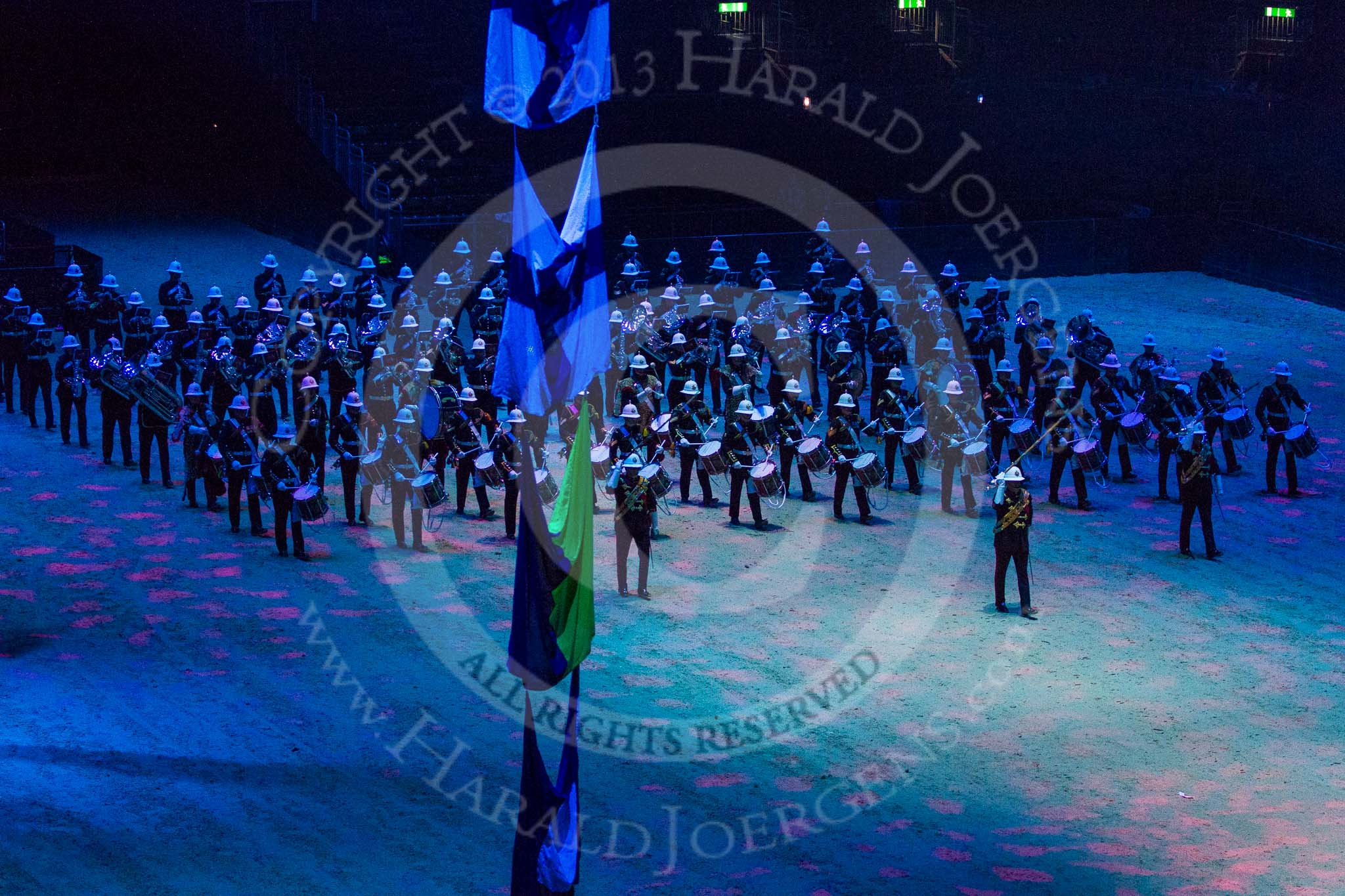 British Military Tournament 2013: The Royal Marines Massed Band..
Earls Court,
London SW5,

United Kingdom,
on 06 December 2013 at 14:50, image #45