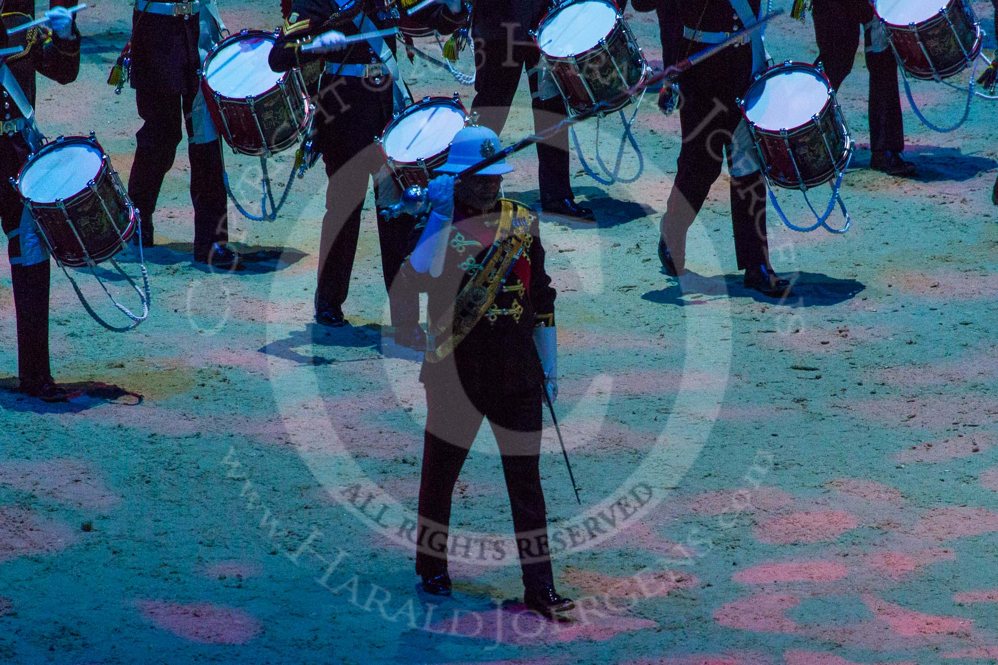 British Military Tournament 2013: The Royal Marines Massed Band..
Earls Court,
London SW5,

United Kingdom,
on 06 December 2013 at 14:50, image #46