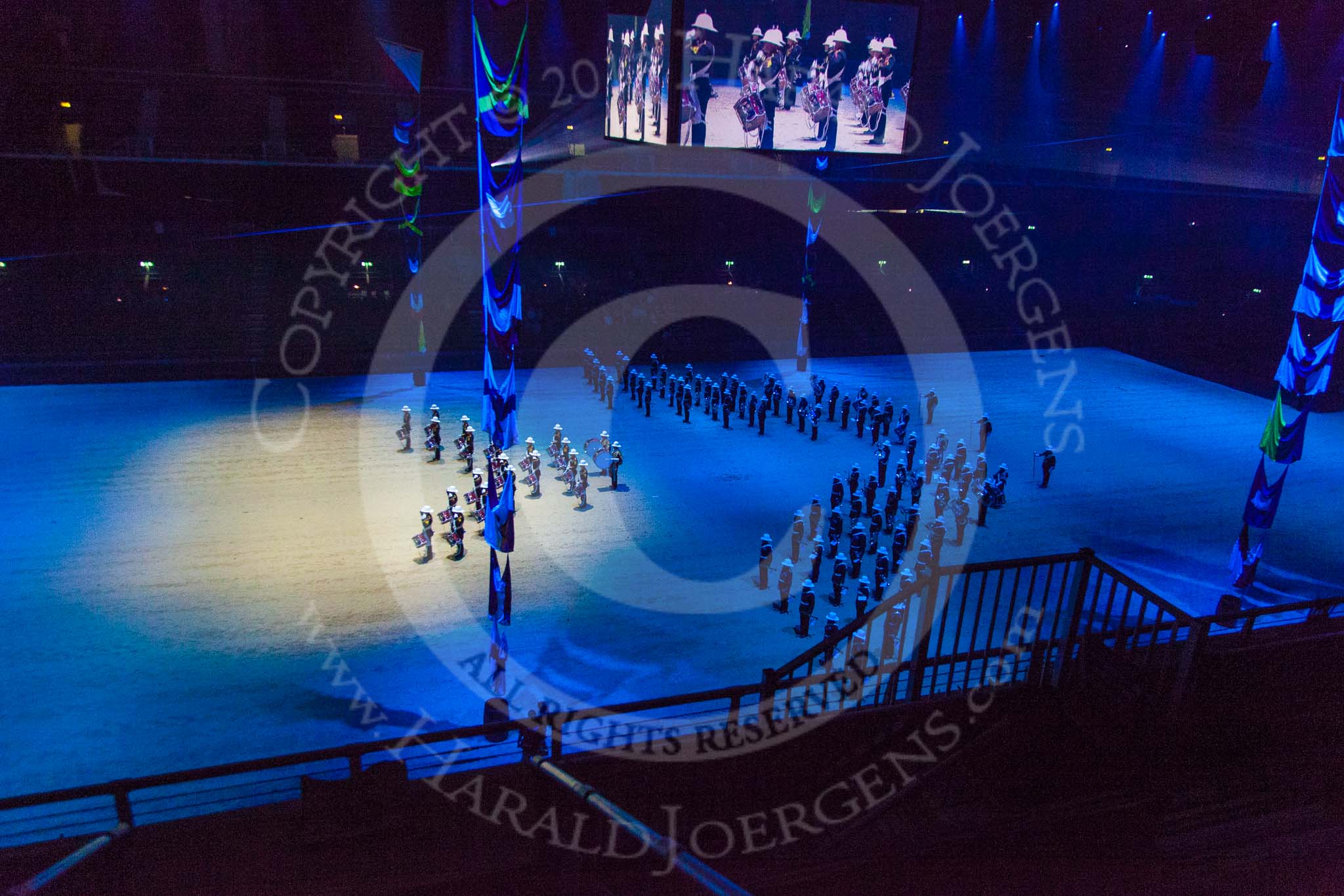 British Military Tournament 2013: The Royal Marines Massed Band..
Earls Court,
London SW5,

United Kingdom,
on 06 December 2013 at 14:53, image #55