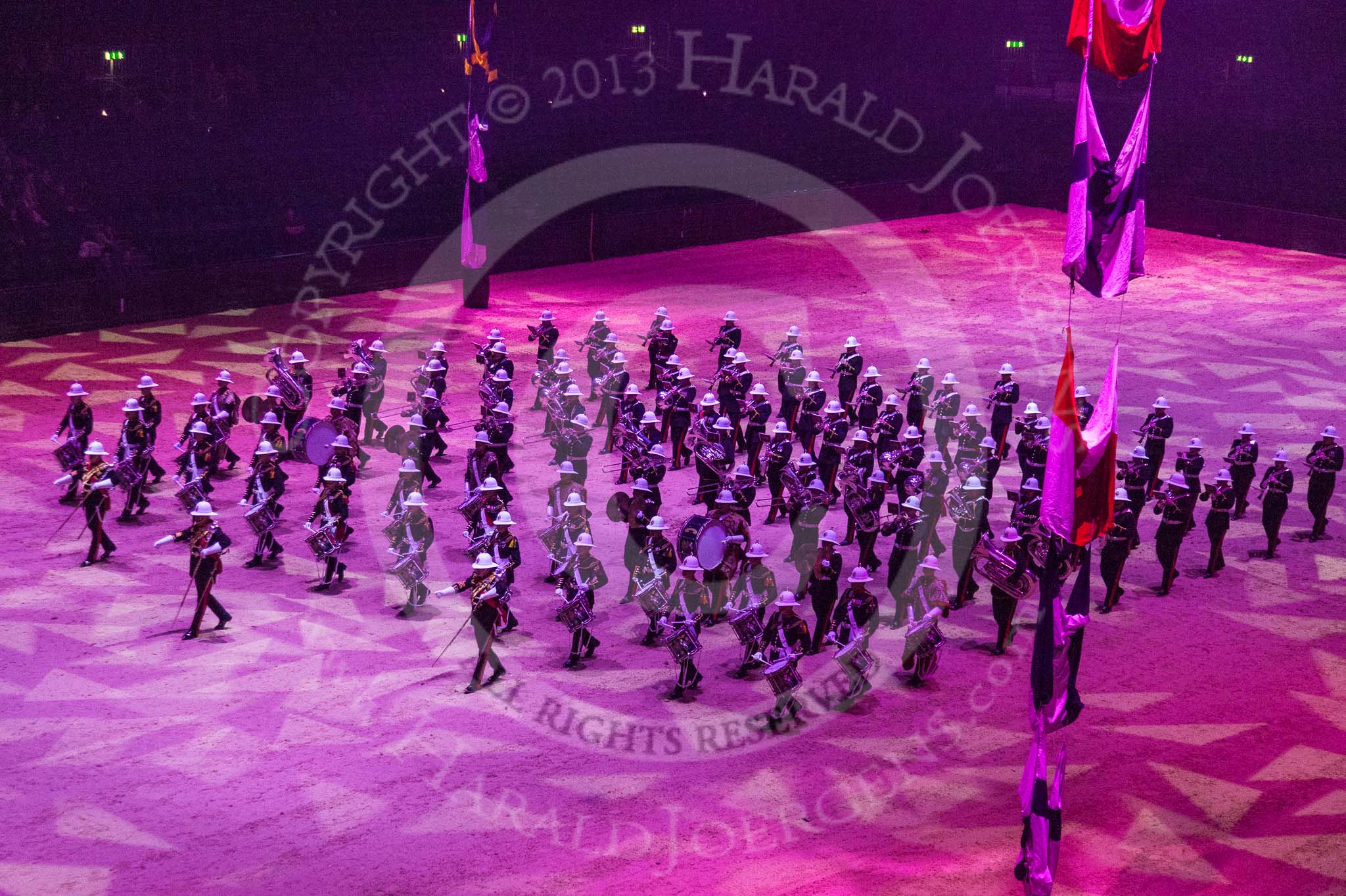 British Military Tournament 2013: The Royal Marines Massed Band..
Earls Court,
London SW5,

United Kingdom,
on 06 December 2013 at 14:56, image #65