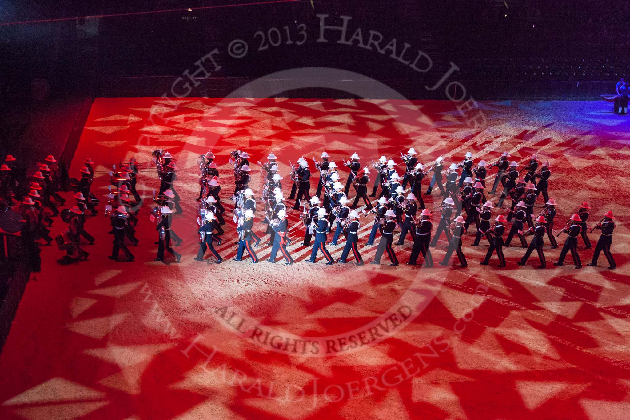 British Military Tournament 2013: The Royal Marines Massed Band..
Earls Court,
London SW5,

United Kingdom,
on 06 December 2013 at 14:58, image #70