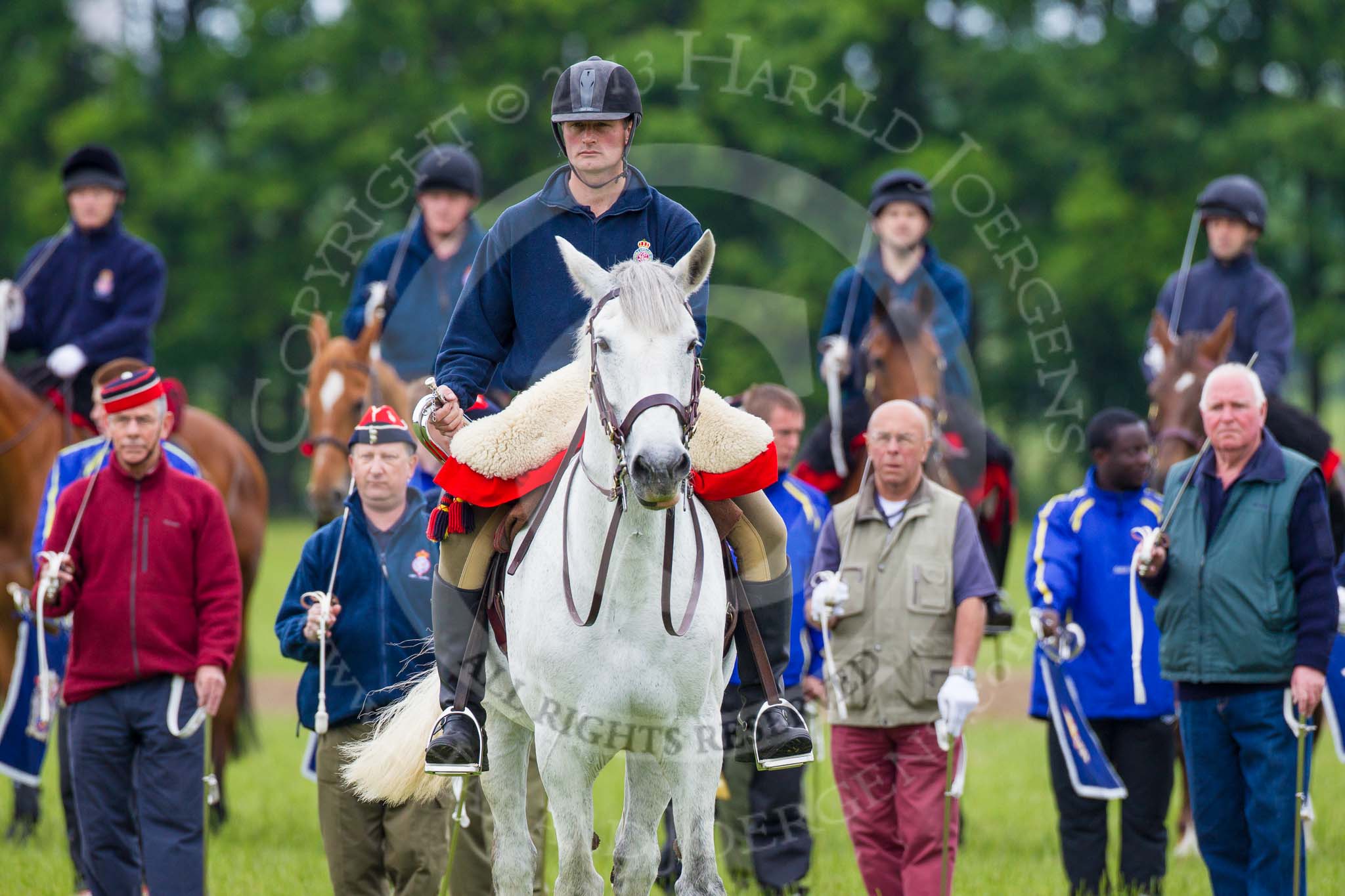 The Light Cavalry HAC Annual Review and Inspection 2013.
Windsor Great Park Review Ground,
Windsor,
Berkshire,
United Kingdom,
on 09 June 2013 at 10:42, image #65