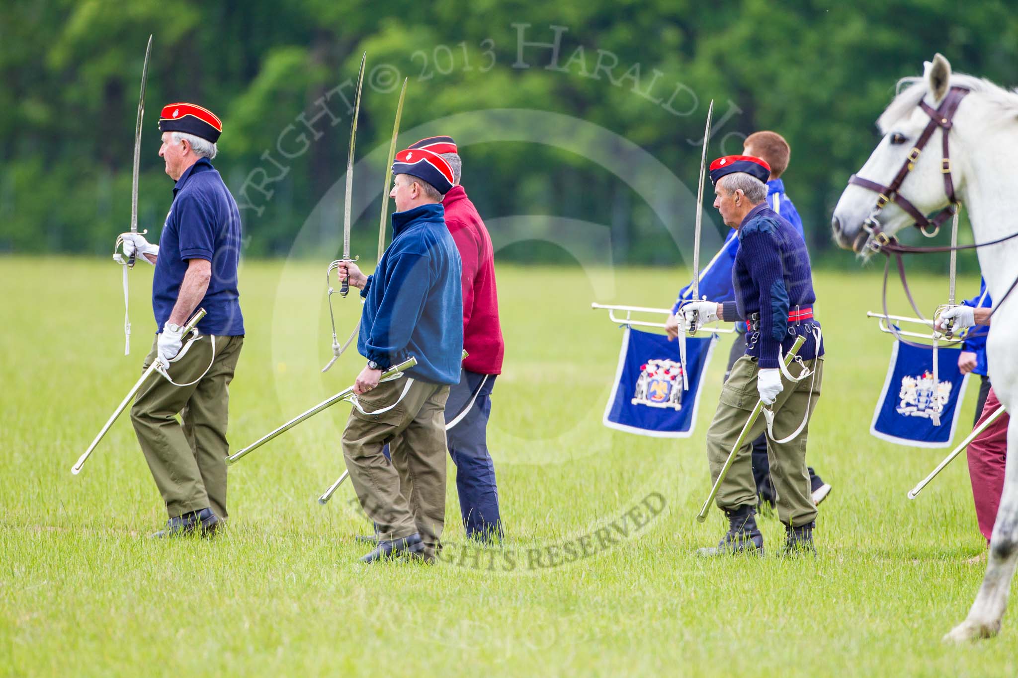 The Light Cavalry HAC Annual Review and Inspection 2013.
Windsor Great Park Review Ground,
Windsor,
Berkshire,
United Kingdom,
on 09 June 2013 at 10:44, image #74