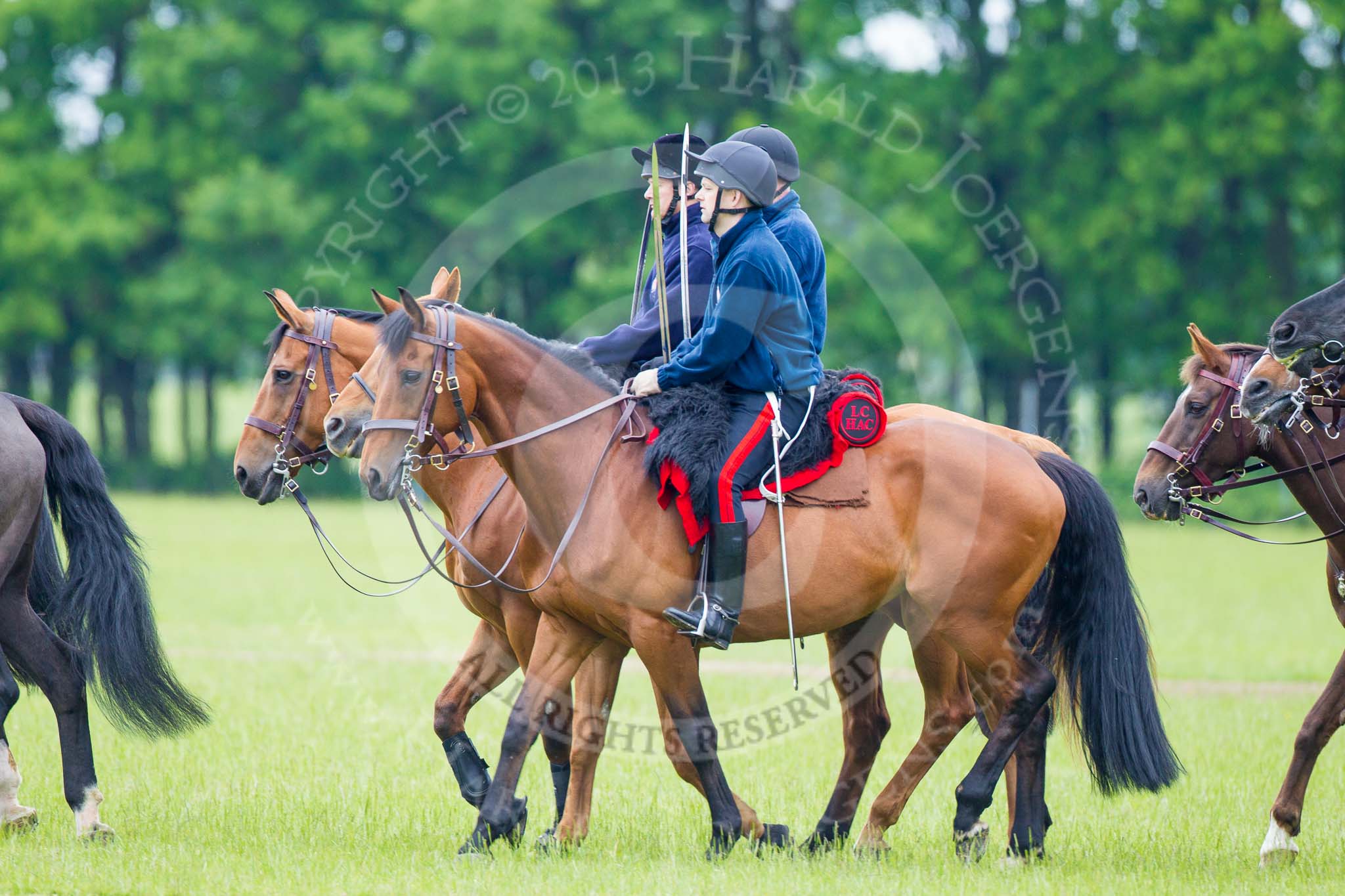 The Light Cavalry HAC Annual Review and Inspection 2013.
Windsor Great Park Review Ground,
Windsor,
Berkshire,
United Kingdom,
on 09 June 2013 at 10:44, image #76