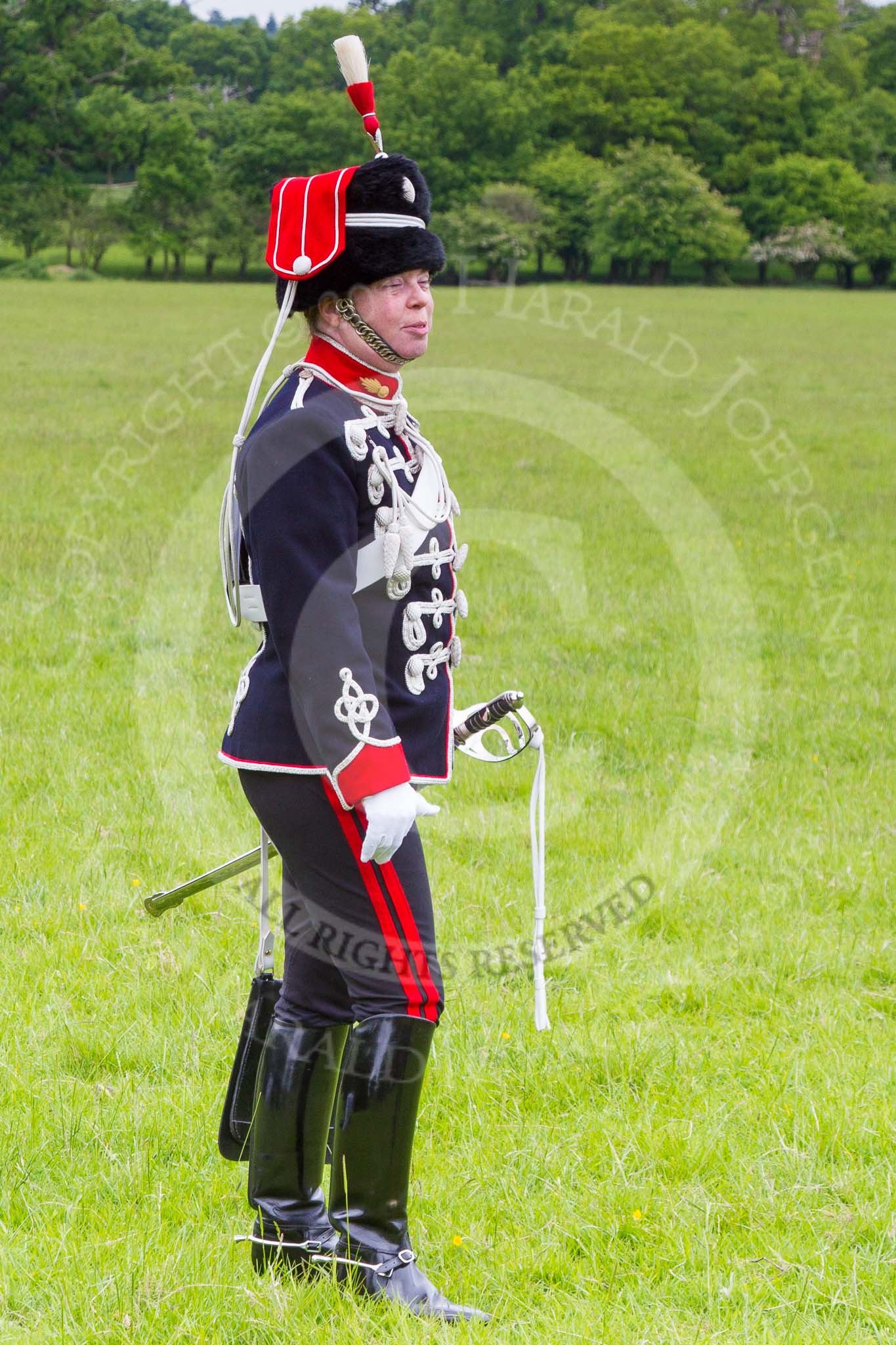 The Light Cavalry HAC Annual Review and Inspection 2013.
Windsor Great Park Review Ground,
Windsor,
Berkshire,
United Kingdom,
on 09 June 2013 at 12:12, image #157