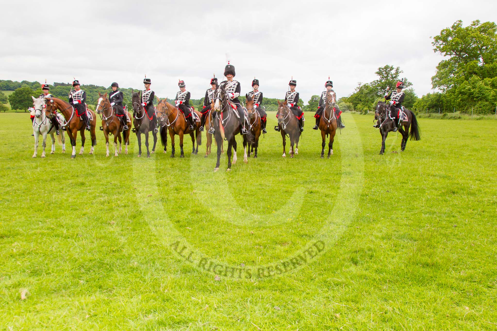 The Light Cavalry HAC Annual Review and Inspection 2013.
Windsor Great Park Review Ground,
Windsor,
Berkshire,
United Kingdom,
on 09 June 2013 at 12:48, image #255