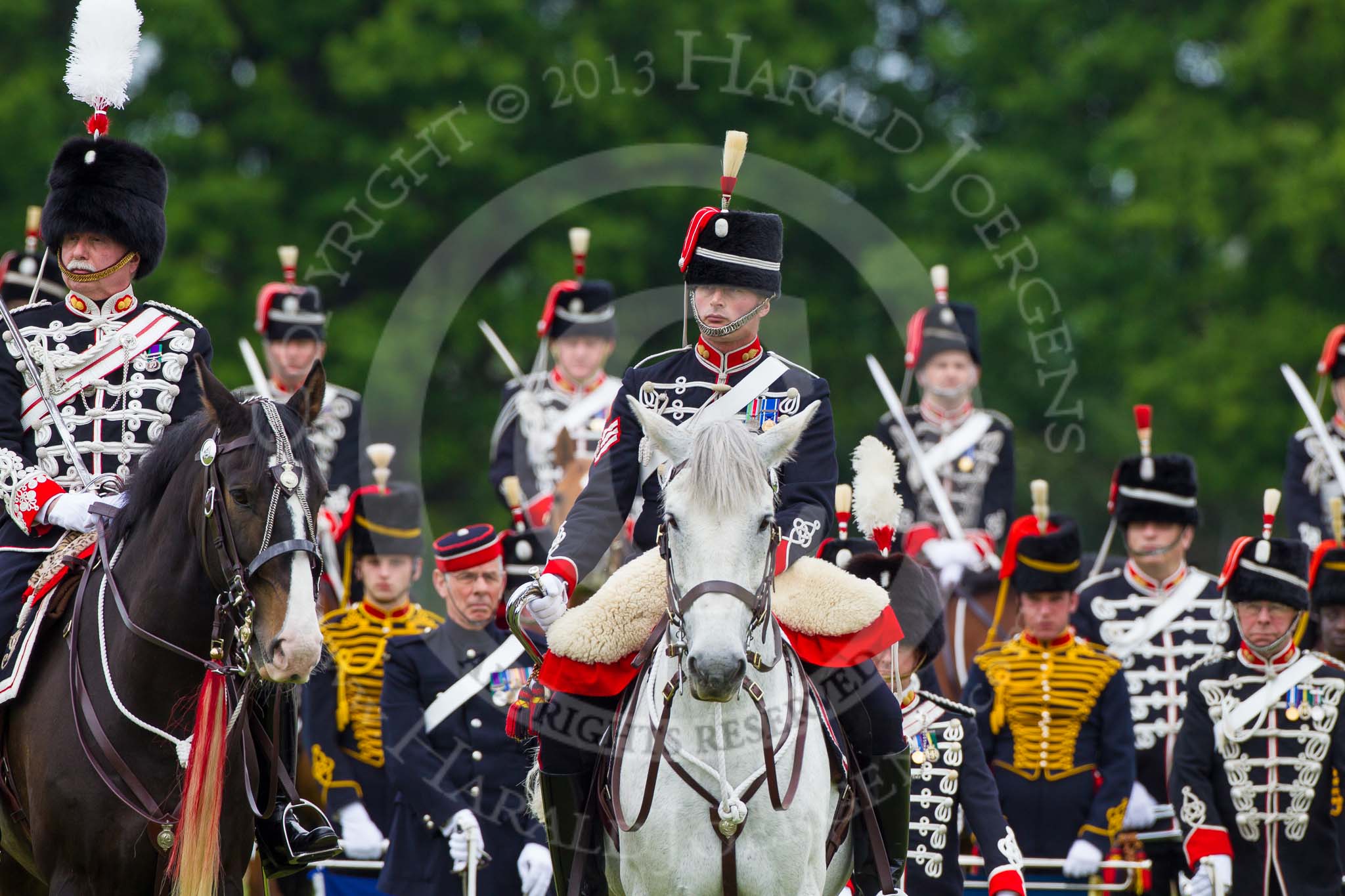 The Light Cavalry HAC Annual Review and Inspection 2013.
Windsor Great Park Review Ground,
Windsor,
Berkshire,
United Kingdom,
on 09 June 2013 at 13:08, image #322