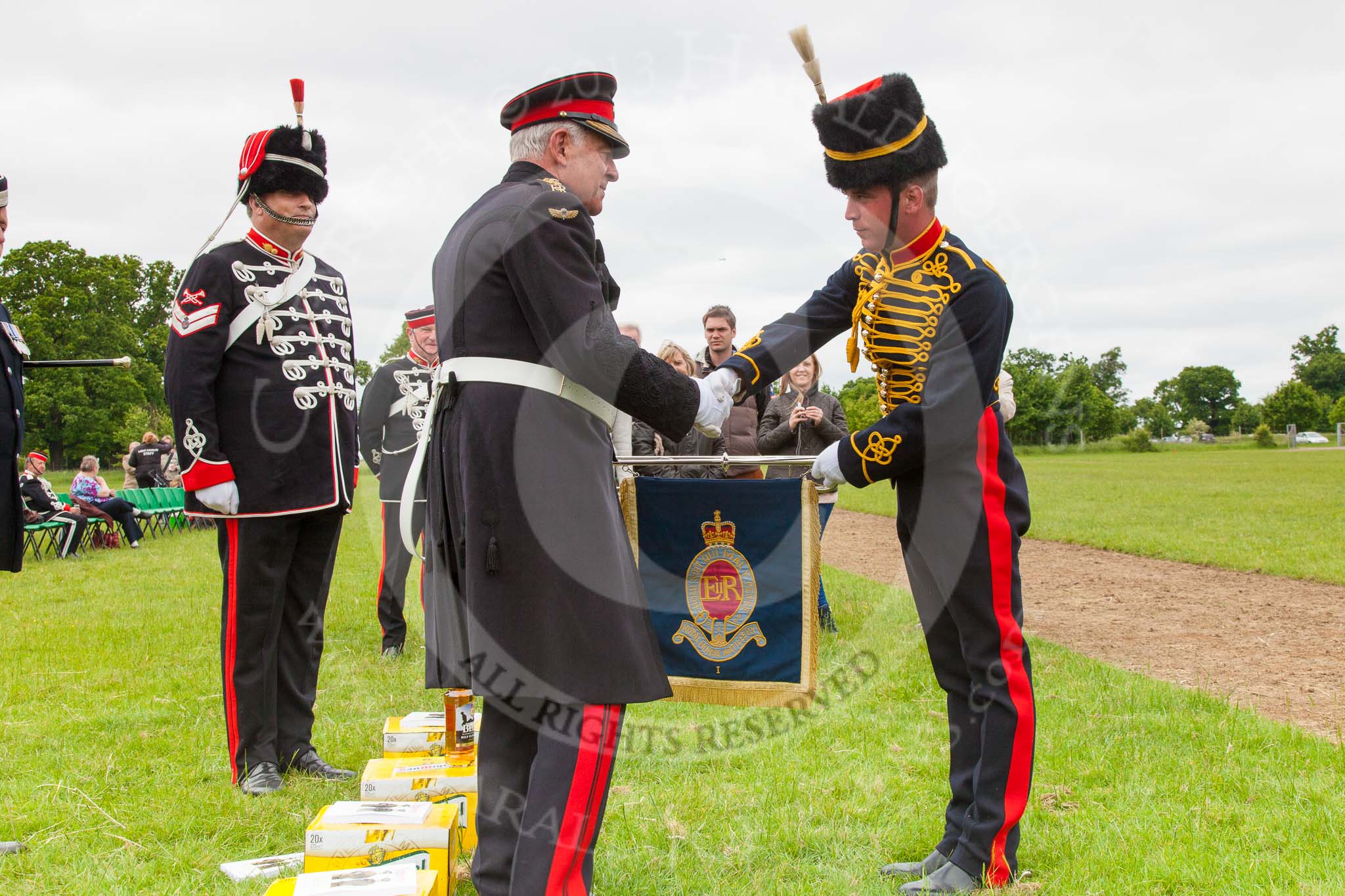 The Light Cavalry HAC Annual Review and Inspection 2013.
Windsor Great Park Review Ground,
Windsor,
Berkshire,
United Kingdom,
on 09 June 2013 at 14:27, image #527