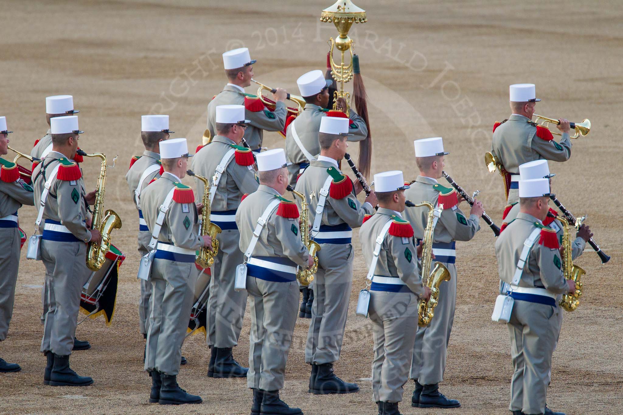 Beating Retreat 2014.
Horse Guards Parade, Westminster,
London SW1A,

United Kingdom,
on 11 June 2014 at 20:38, image #150