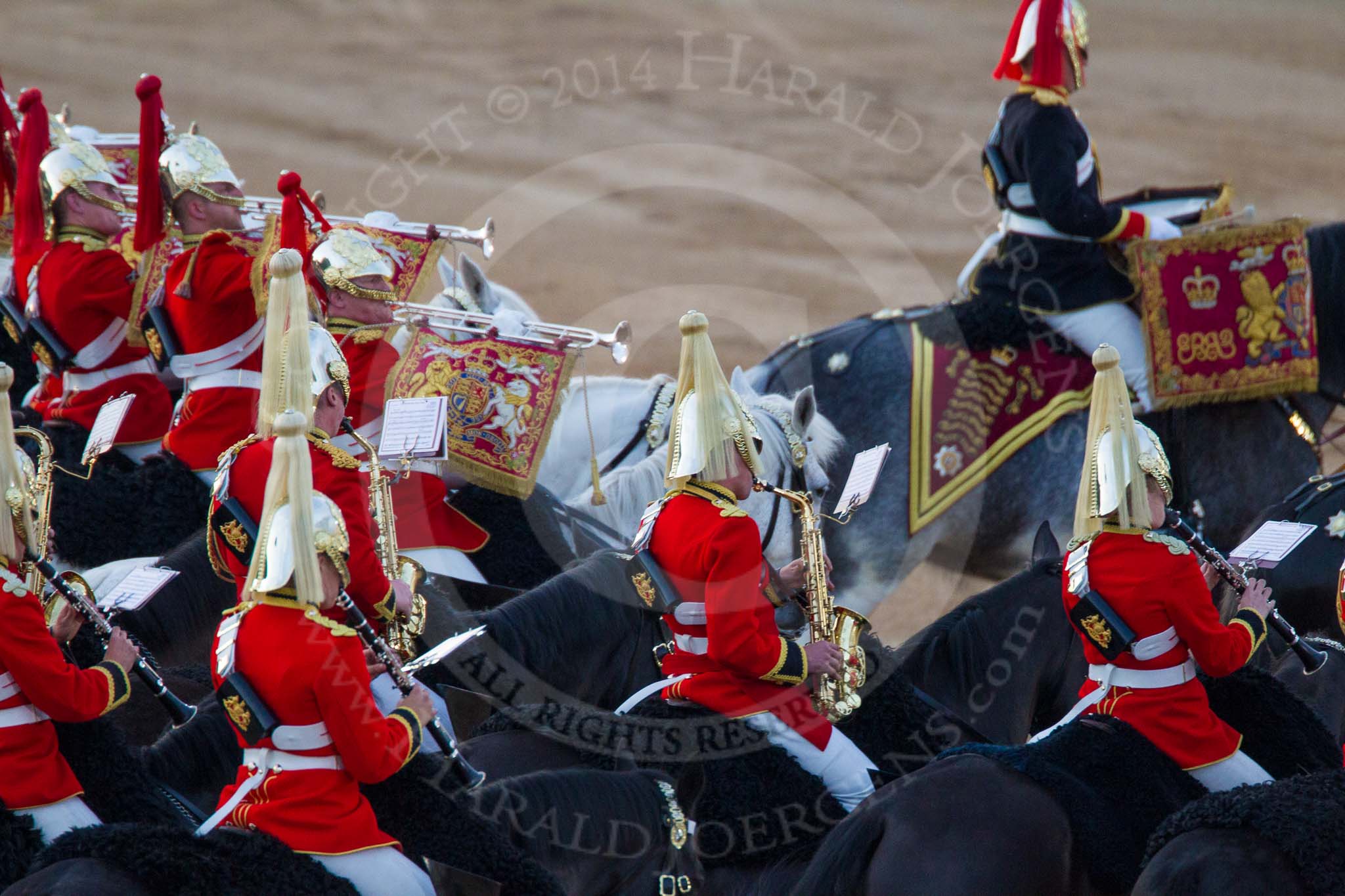 Beating Retreat 2014.
Horse Guards Parade, Westminster,
London SW1A,

United Kingdom,
on 11 June 2014 at 20:50, image #206