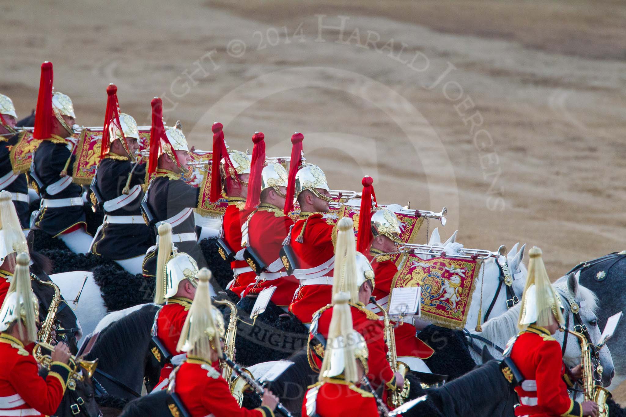 Beating Retreat 2014.
Horse Guards Parade, Westminster,
London SW1A,

United Kingdom,
on 11 June 2014 at 20:50, image #208