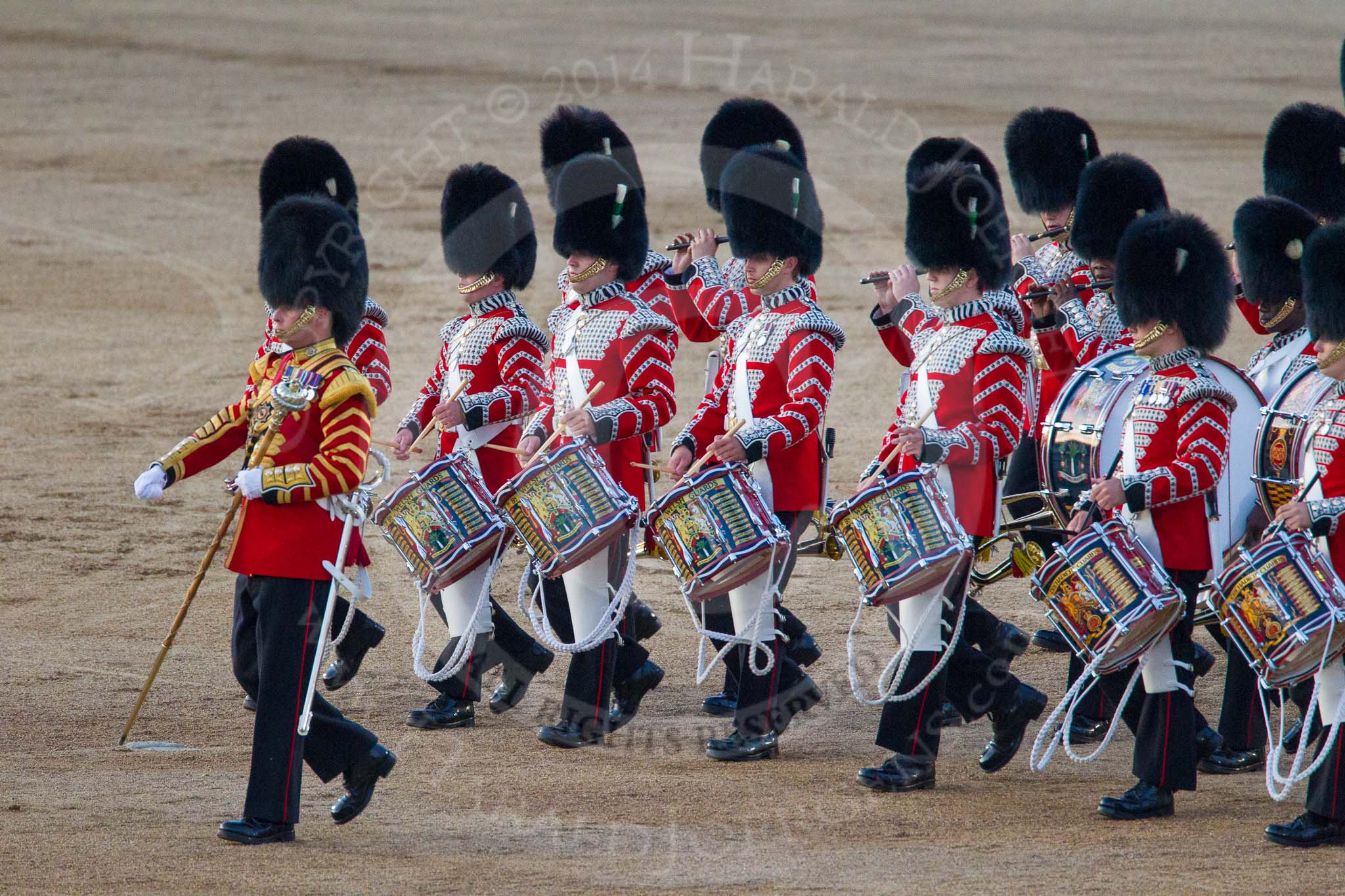 Beating Retreat 2014.
Horse Guards Parade, Westminster,
London SW1A,

United Kingdom,
on 11 June 2014 at 21:03, image #258