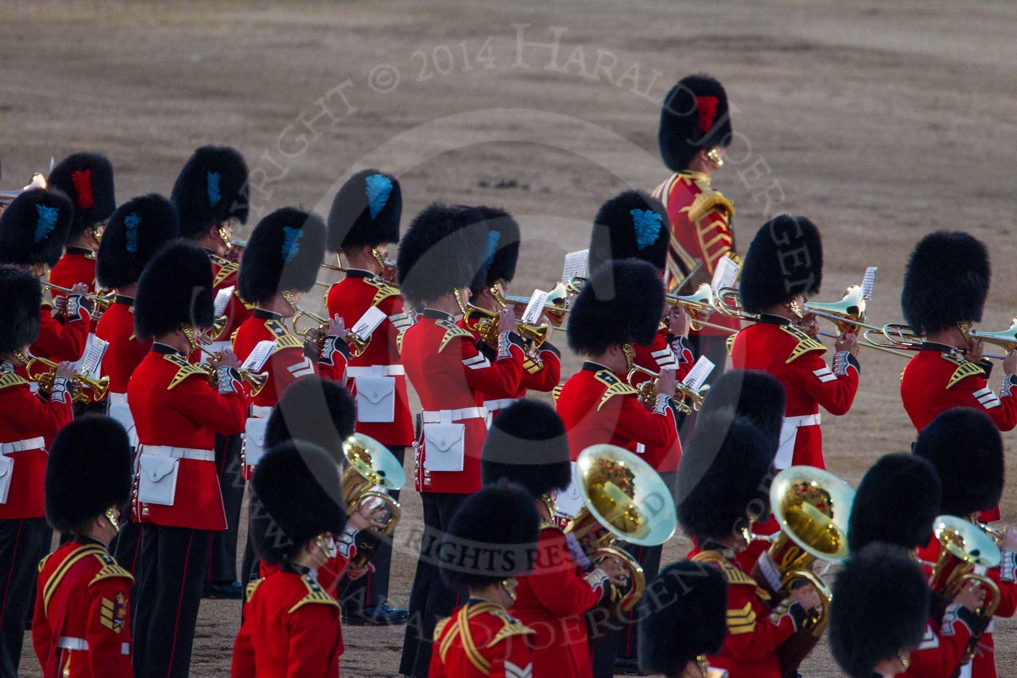 Beating Retreat 2014.
Horse Guards Parade, Westminster,
London SW1A,

United Kingdom,
on 11 June 2014 at 21:08, image #277