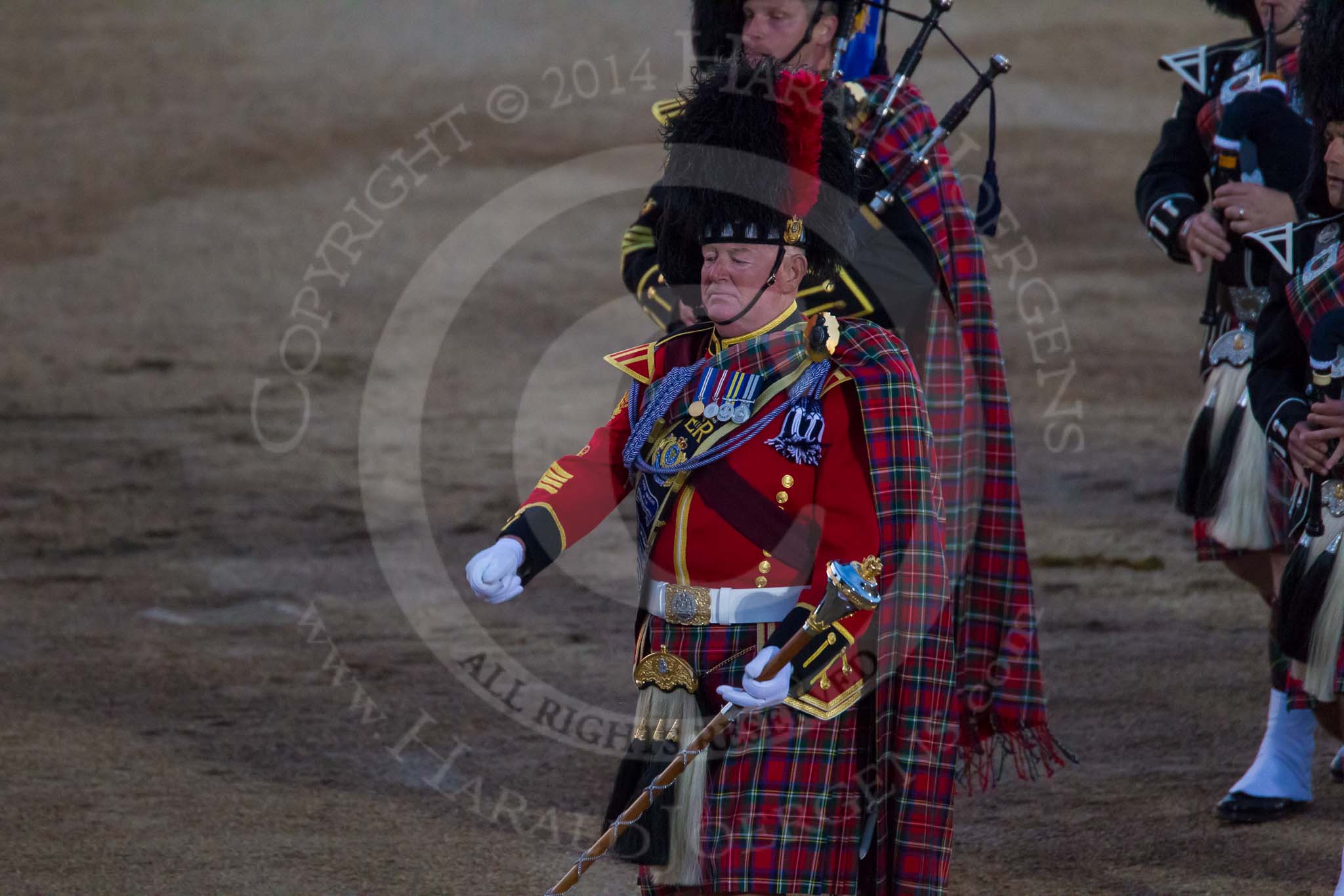 Beating Retreat 2014.
Horse Guards Parade, Westminster,
London SW1A,

United Kingdom,
on 11 June 2014 at 21:18, image #302