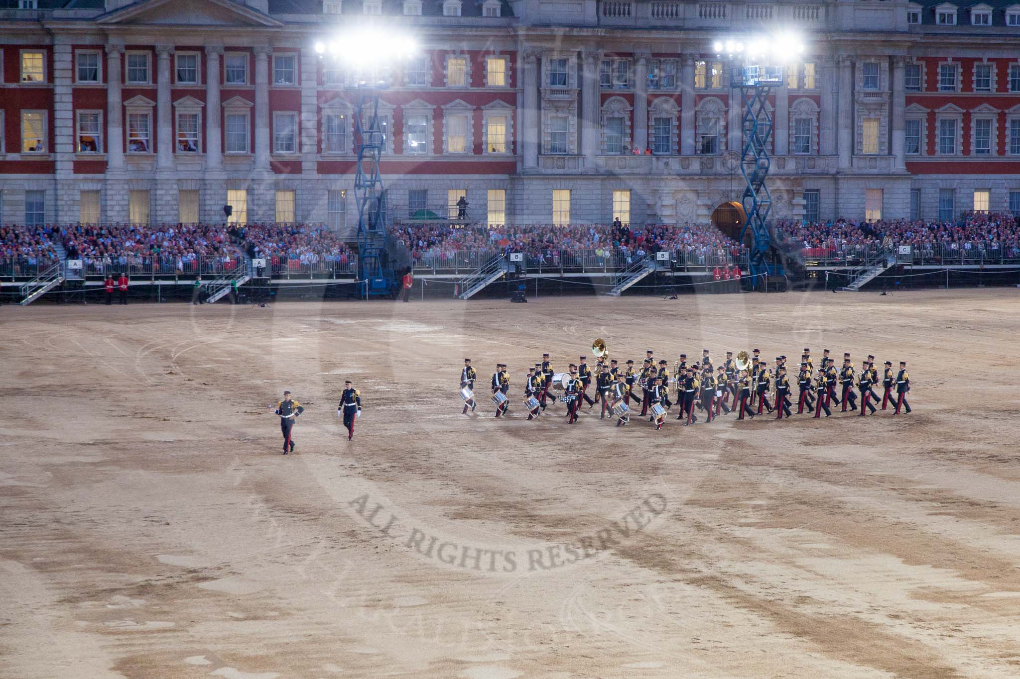 Beating Retreat 2014.
Horse Guards Parade, Westminster,
London SW1A,

United Kingdom,
on 11 June 2014 at 21:27, image #335