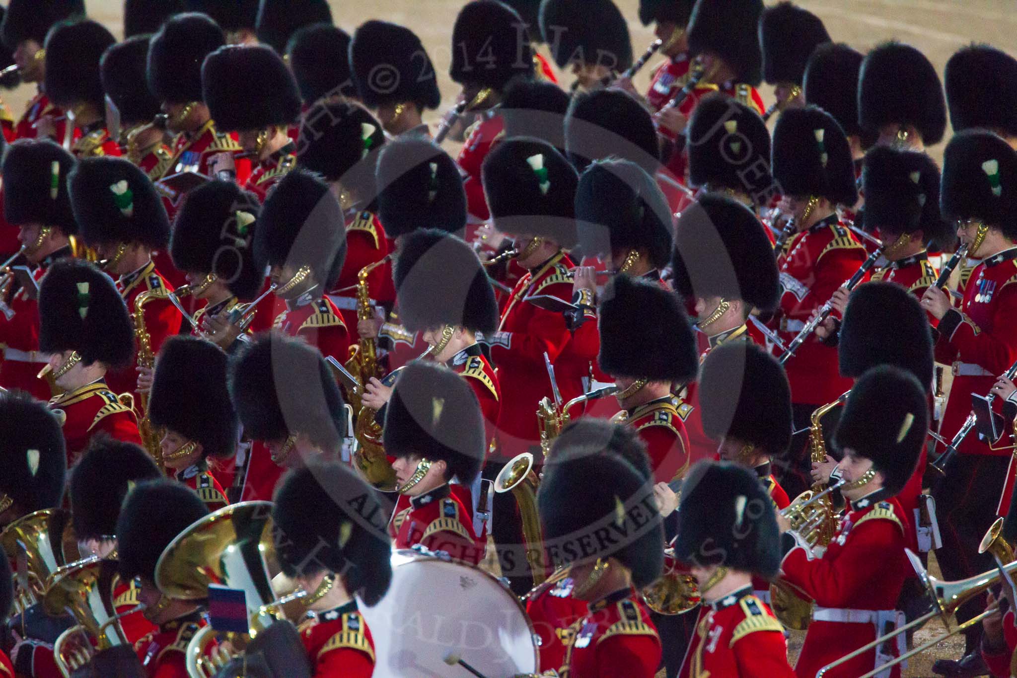 Beating Retreat 2014.
Horse Guards Parade, Westminster,
London SW1A,

United Kingdom,
on 11 June 2014 at 21:31, image #347