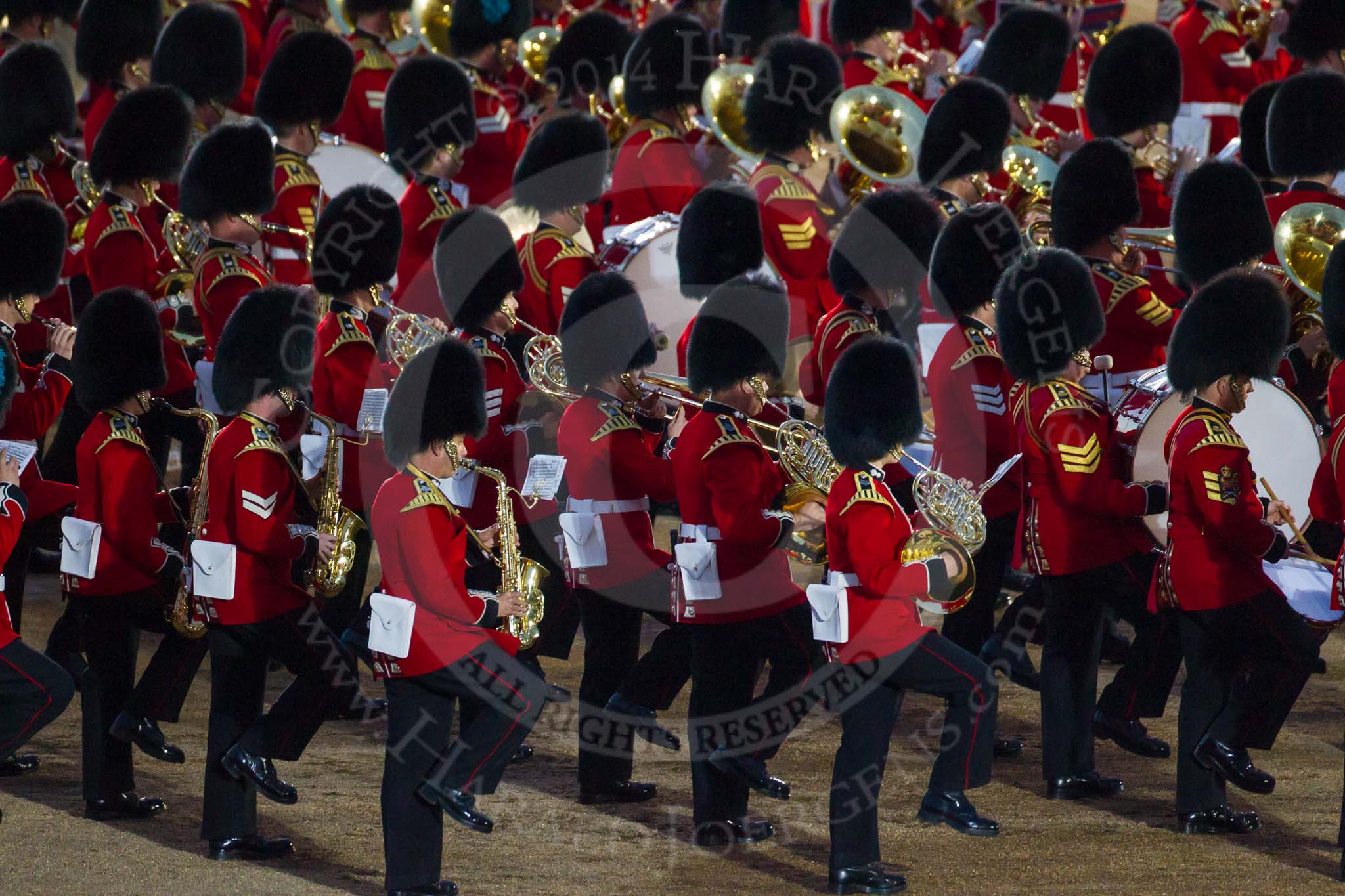 Beating Retreat 2014.
Horse Guards Parade, Westminster,
London SW1A,

United Kingdom,
on 11 June 2014 at 21:32, image #349