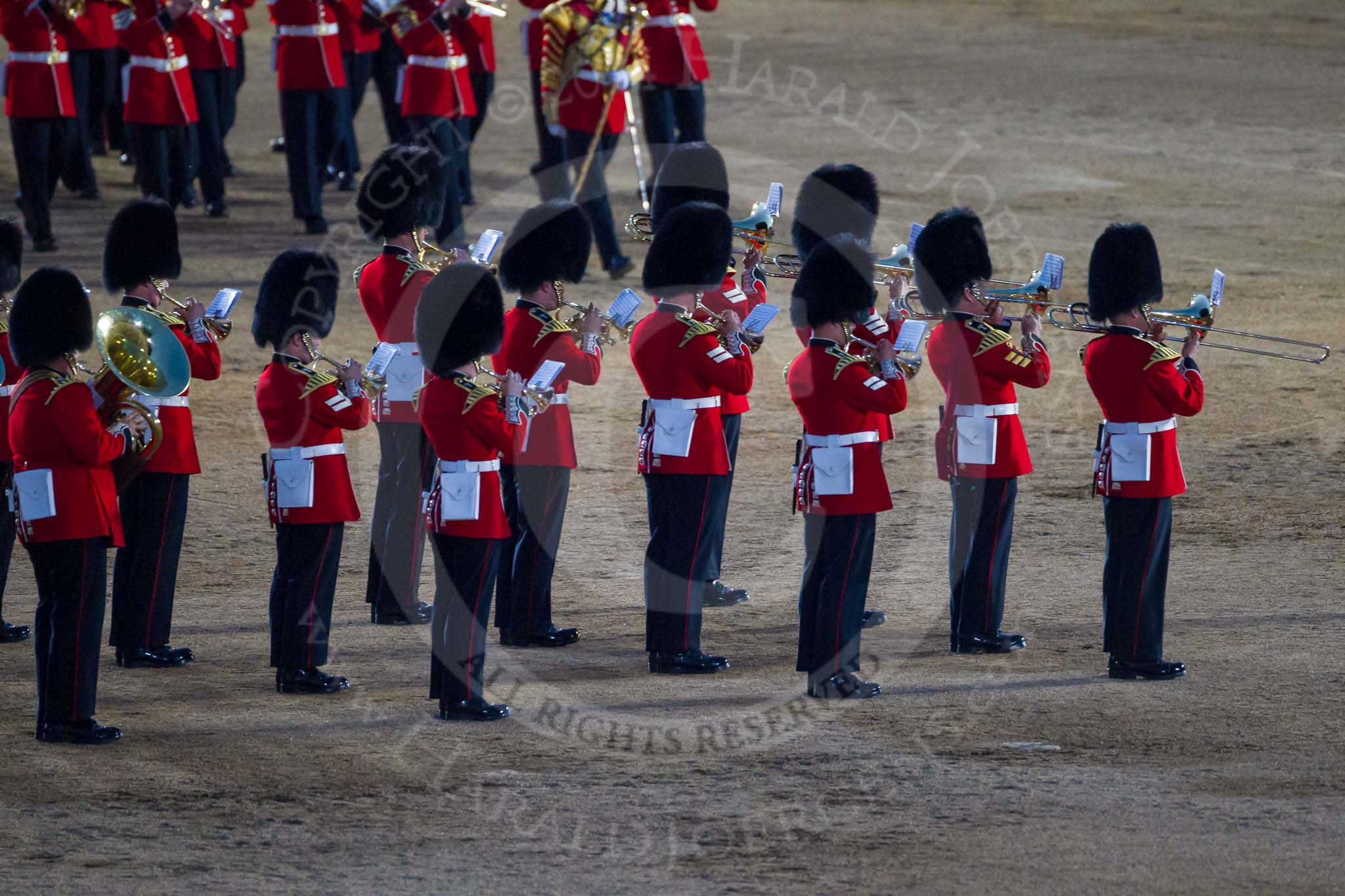 Beating Retreat 2014.
Horse Guards Parade, Westminster,
London SW1A,

United Kingdom,
on 11 June 2014 at 21:34, image #359