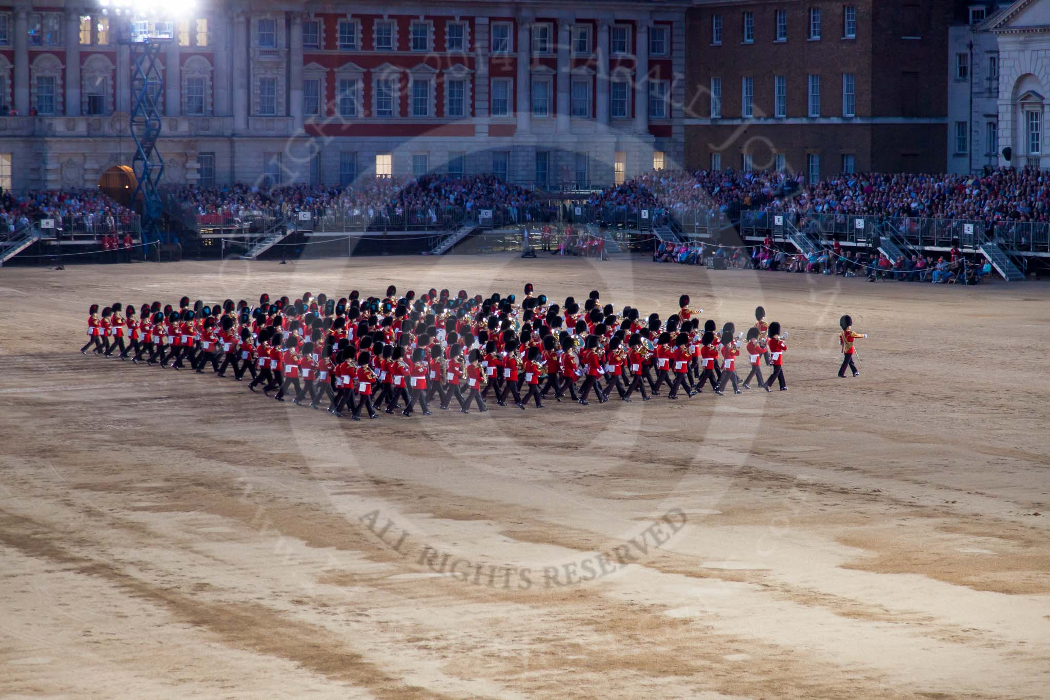 Beating Retreat 2014.
Horse Guards Parade, Westminster,
London SW1A,

United Kingdom,
on 11 June 2014 at 21:36, image #363