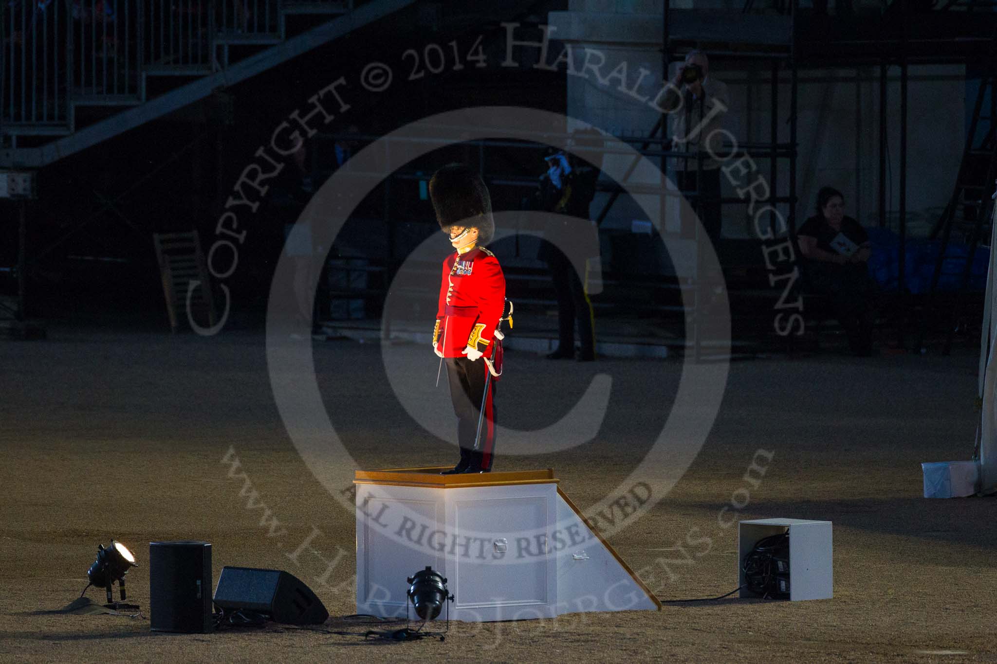 Beating Retreat 2014.
Horse Guards Parade, Westminster,
London SW1A,

United Kingdom,
on 11 June 2014 at 21:40, image #374