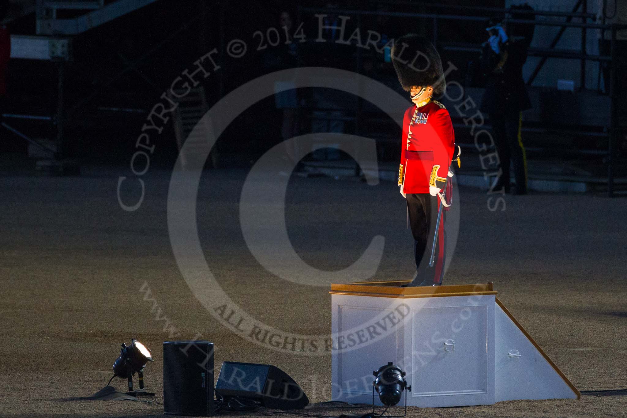 Beating Retreat 2014.
Horse Guards Parade, Westminster,
London SW1A,

United Kingdom,
on 11 June 2014 at 21:40, image #375