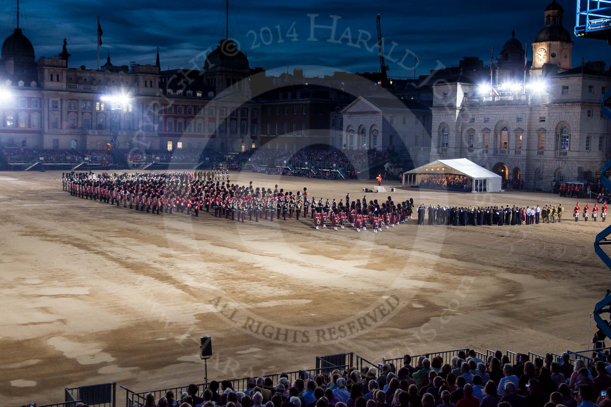 Beating Retreat 2014.
Horse Guards Parade, Westminster,
London SW1A,

United Kingdom,
on 11 June 2014 at 21:49, image #397