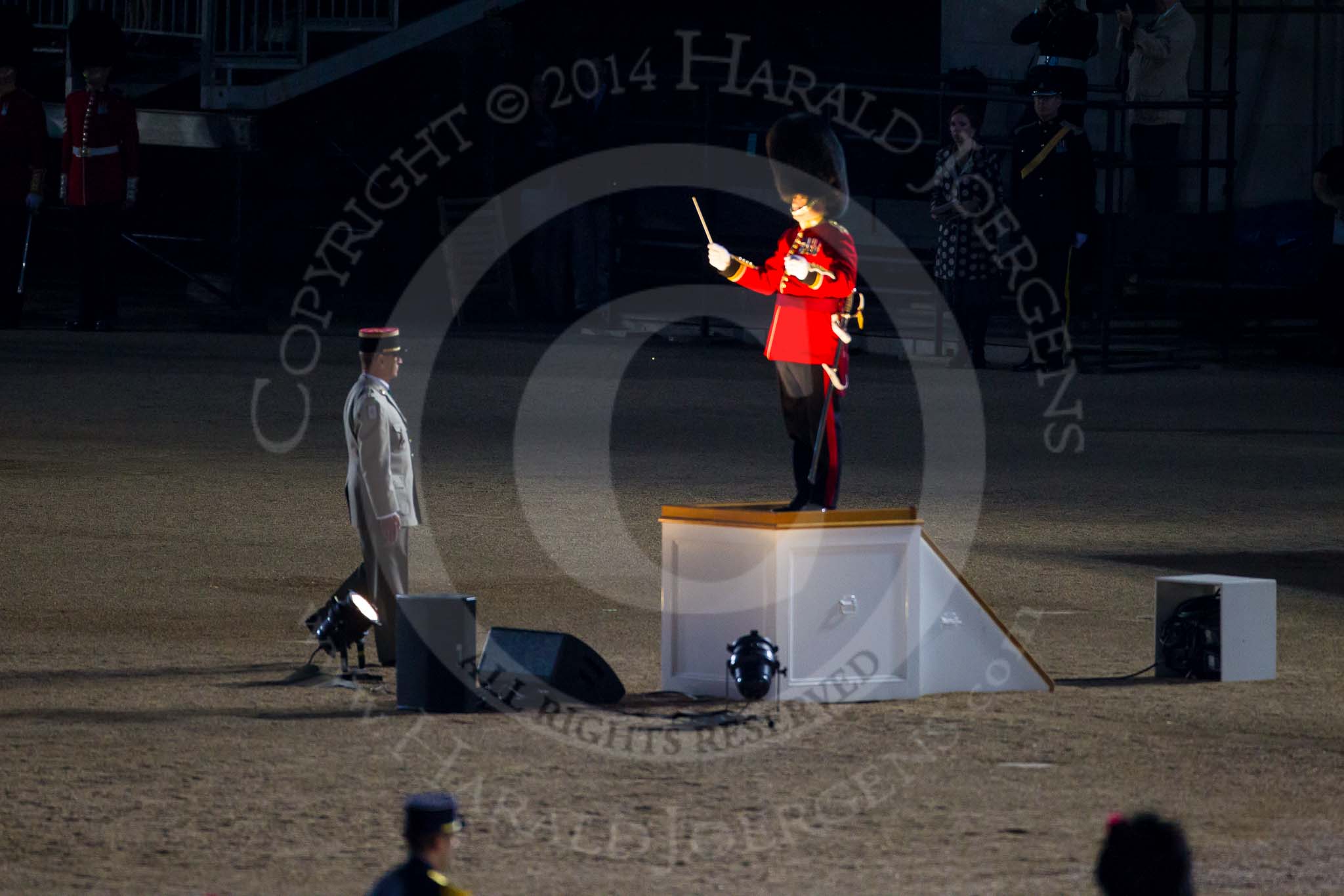 Beating Retreat 2014.
Horse Guards Parade, Westminster,
London SW1A,

United Kingdom,
on 11 June 2014 at 21:50, image #405