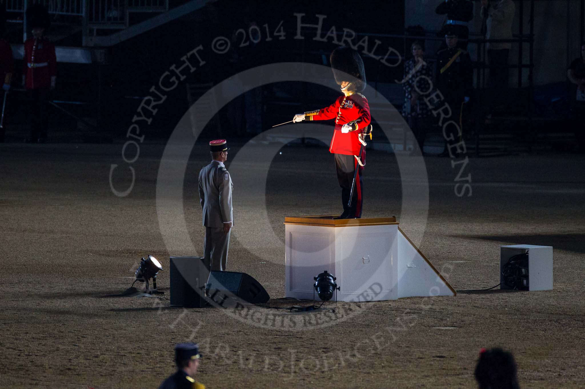 Beating Retreat 2014.
Horse Guards Parade, Westminster,
London SW1A,

United Kingdom,
on 11 June 2014 at 21:50, image #406