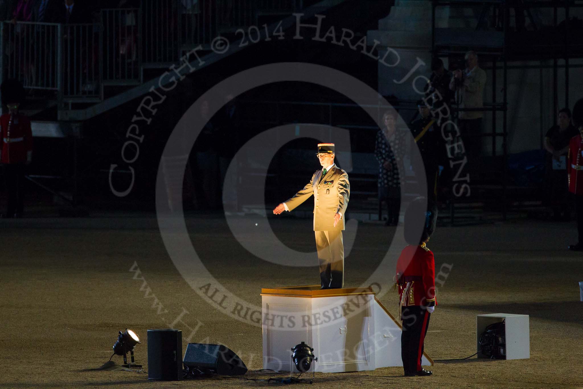 Beating Retreat 2014.
Horse Guards Parade, Westminster,
London SW1A,

United Kingdom,
on 11 June 2014 at 21:51, image #411