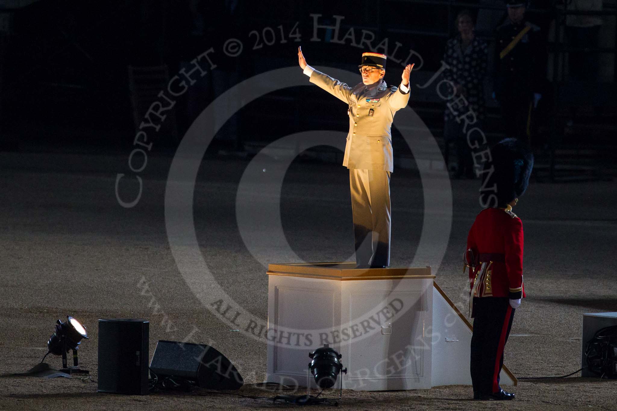 Beating Retreat 2014.
Horse Guards Parade, Westminster,
London SW1A,

United Kingdom,
on 11 June 2014 at 21:51, image #412