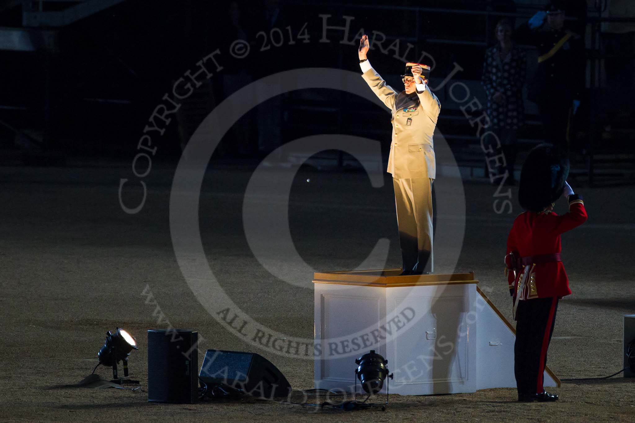 Beating Retreat 2014.
Horse Guards Parade, Westminster,
London SW1A,

United Kingdom,
on 11 June 2014 at 21:51, image #413