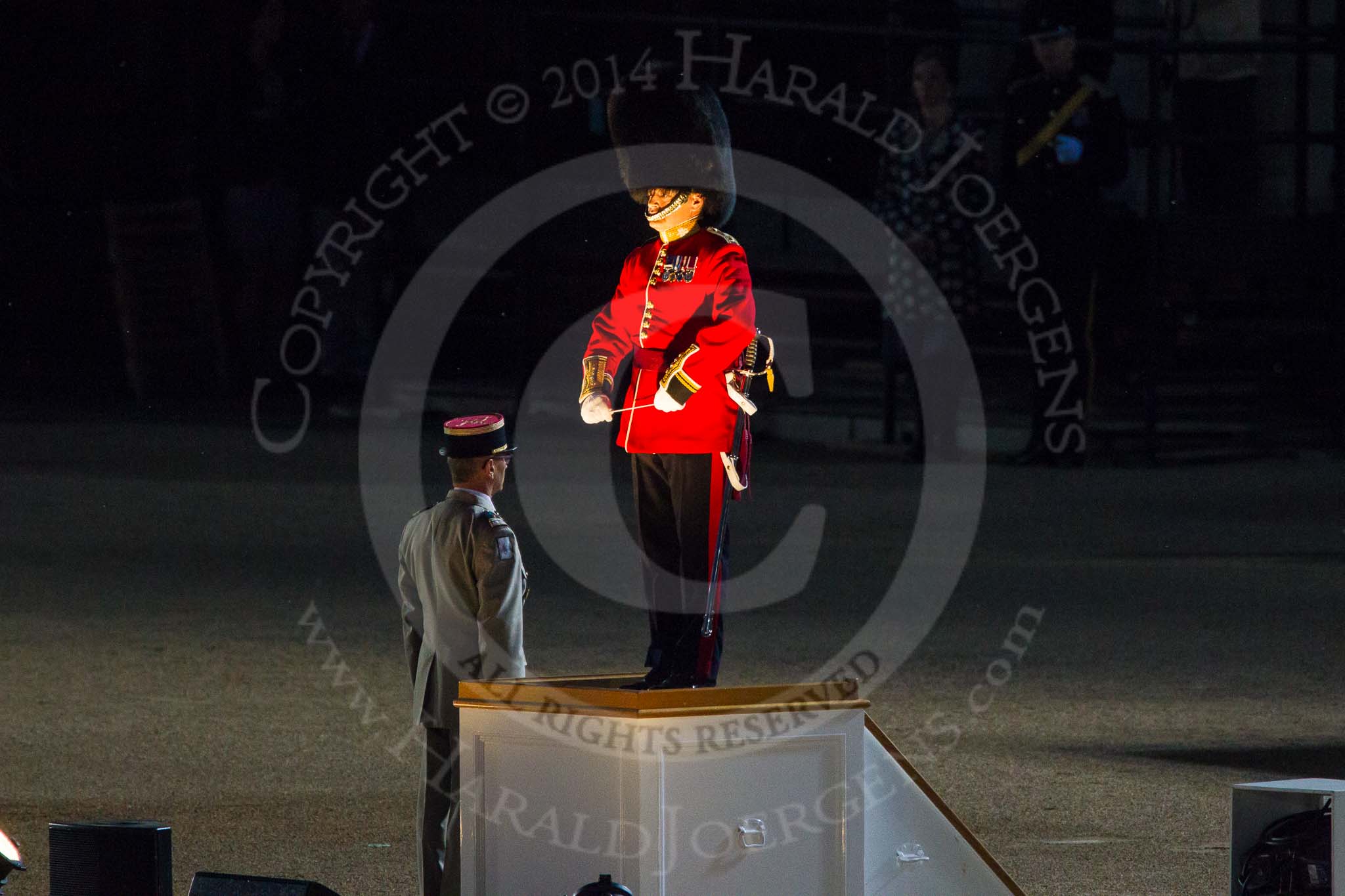 Beating Retreat 2014.
Horse Guards Parade, Westminster,
London SW1A,

United Kingdom,
on 11 June 2014 at 21:53, image #416