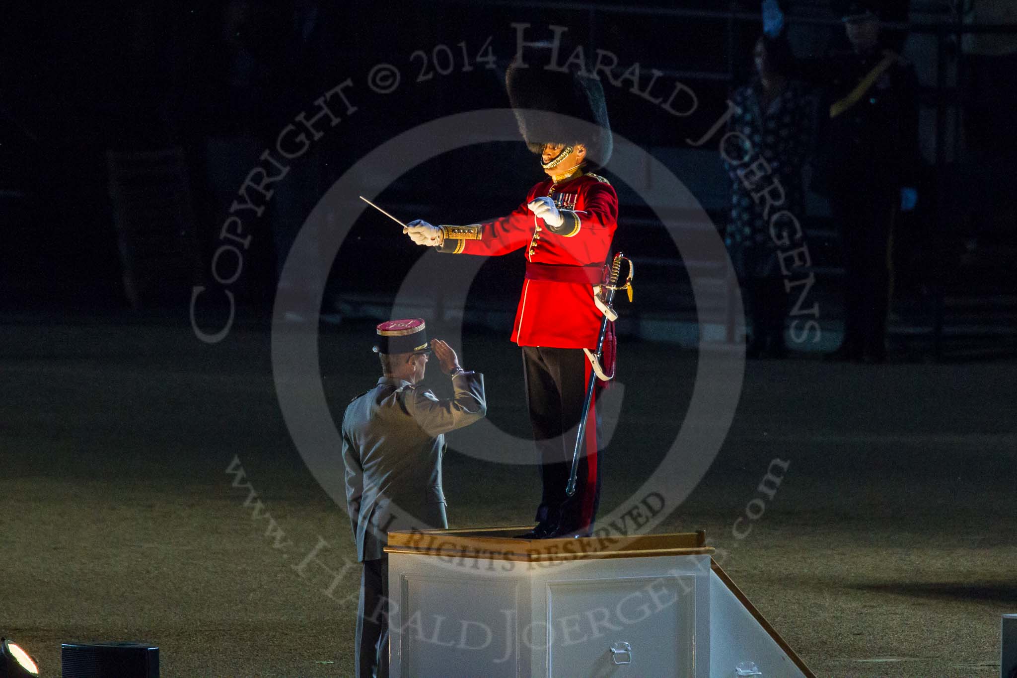 Beating Retreat 2014.
Horse Guards Parade, Westminster,
London SW1A,

United Kingdom,
on 11 June 2014 at 21:53, image #417