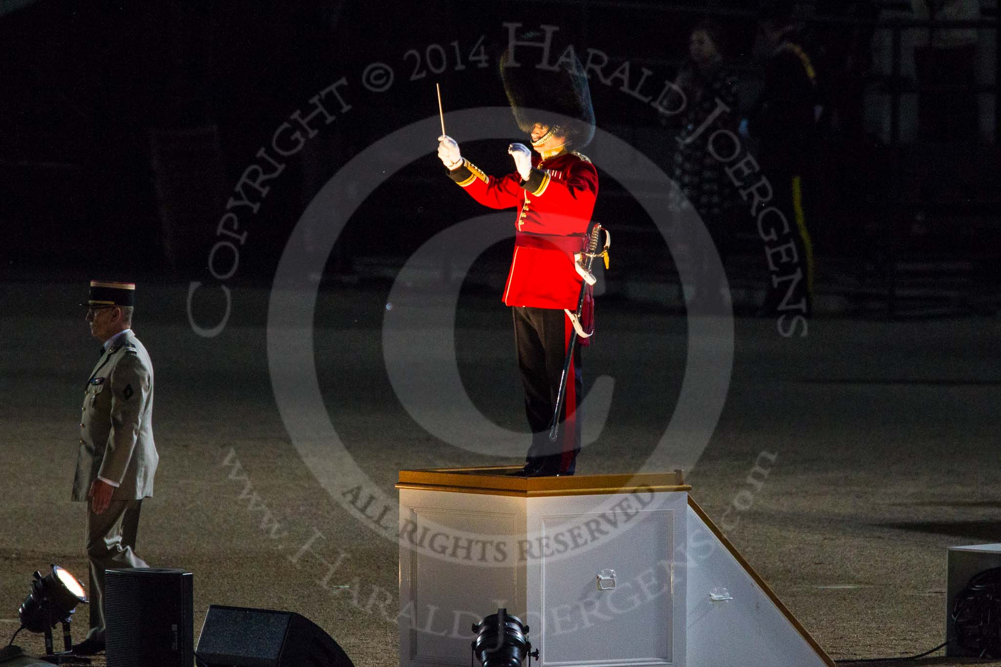 Beating Retreat 2014.
Horse Guards Parade, Westminster,
London SW1A,

United Kingdom,
on 11 June 2014 at 21:57, image #428