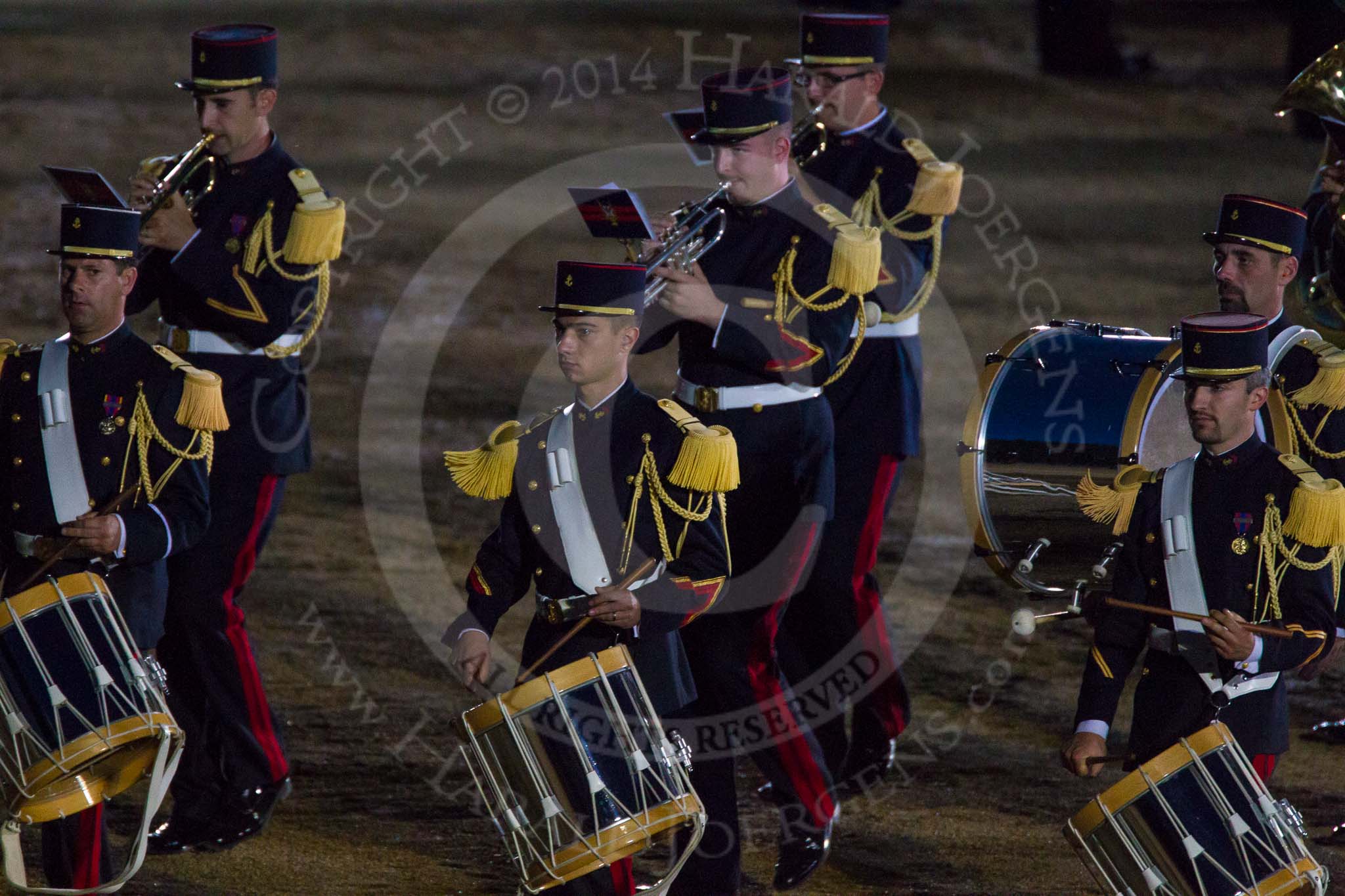 Beating Retreat 2014.
Horse Guards Parade, Westminster,
London SW1A,

United Kingdom,
on 11 June 2014 at 21:58, image #433