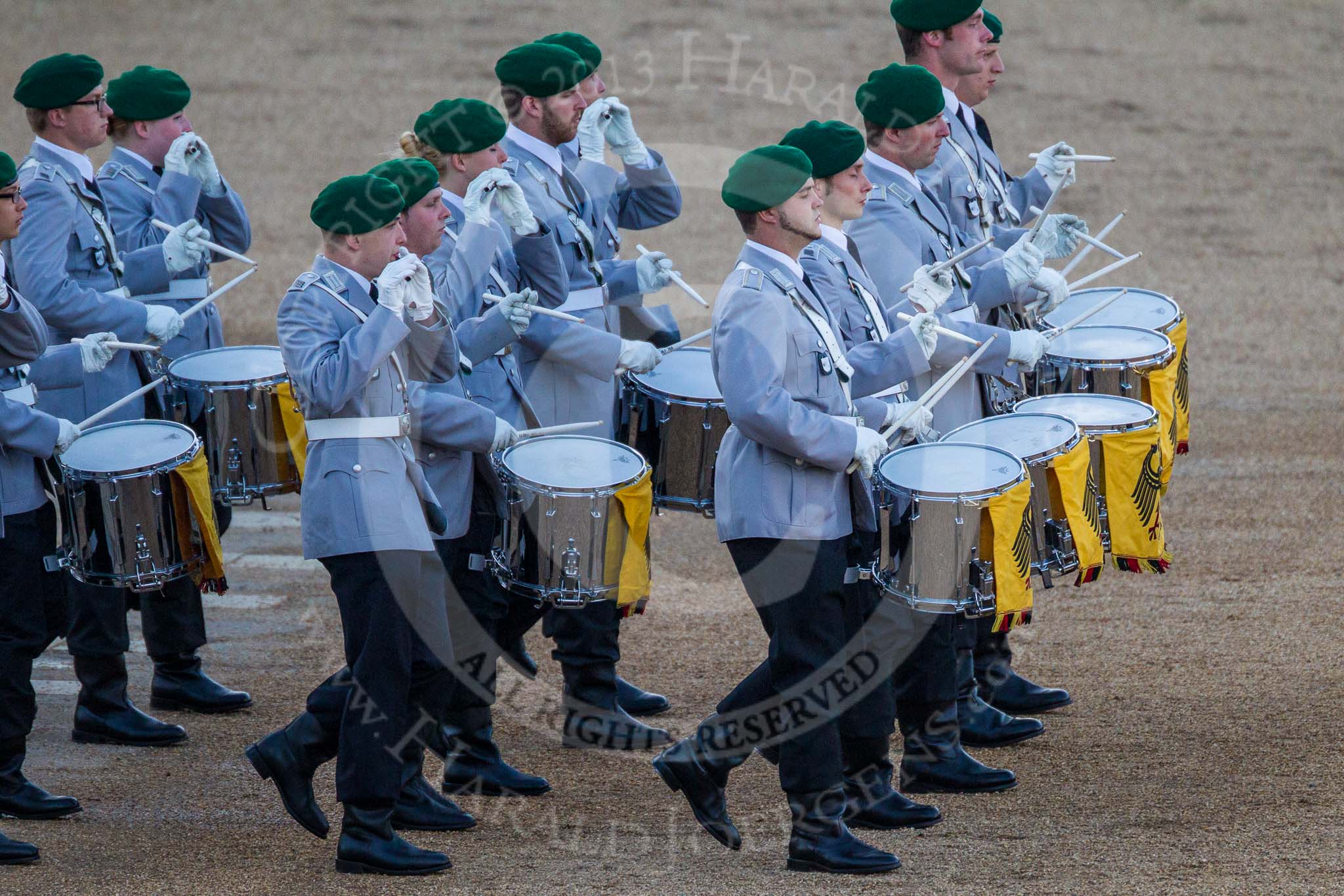 Beating Retreat 2015 - Waterloo 200.
Horse Guards Parade, Westminster,
London,

United Kingdom,
on 10 June 2015 at 20:38, image #149