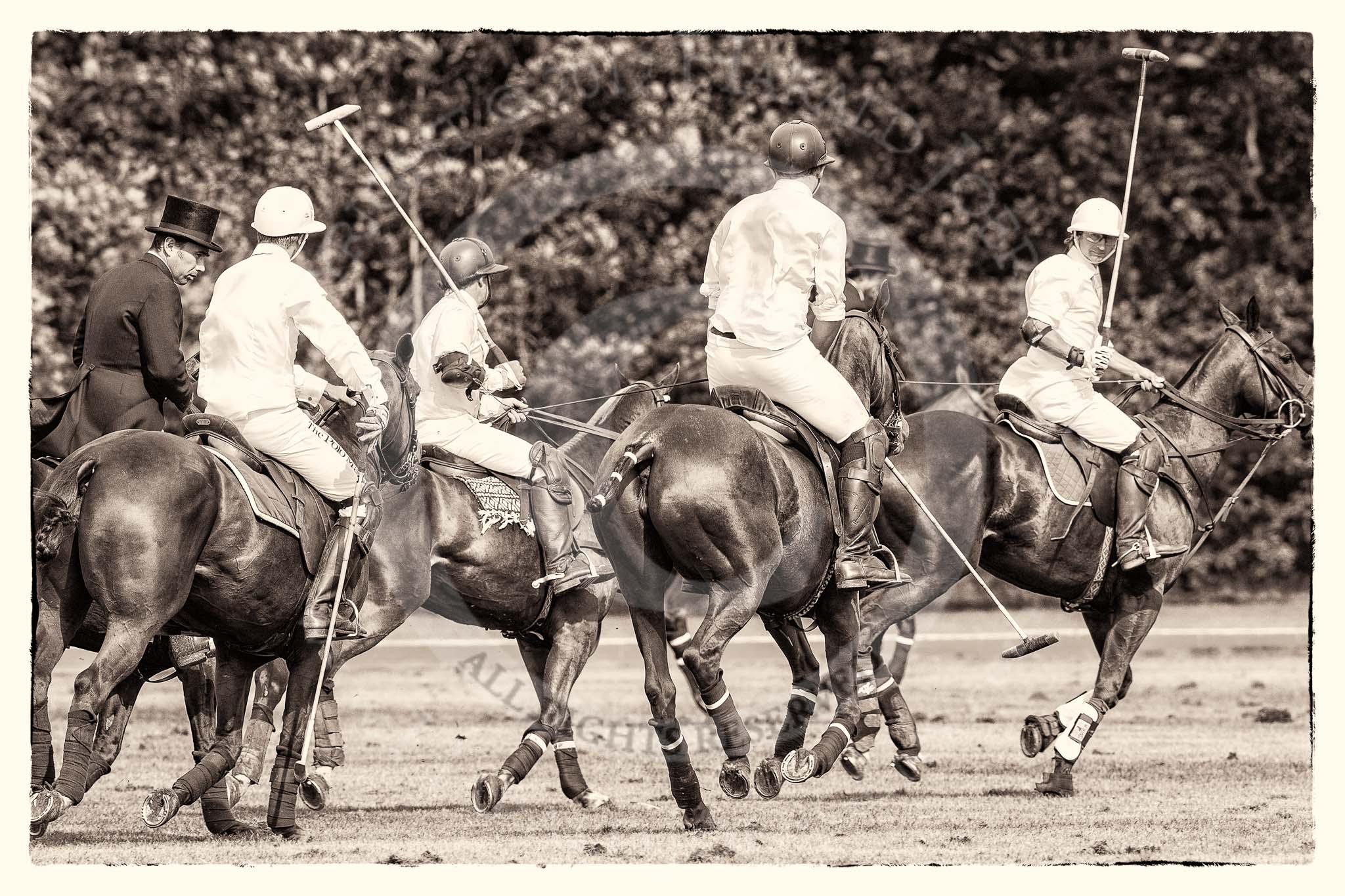 7th Heritage Polo Cup semi-finals: Back to centre..
Hurtwood Park Polo Club,
Ewhurst Green,
Surrey,
United Kingdom,
on 04 August 2012 at 16:13, image #316