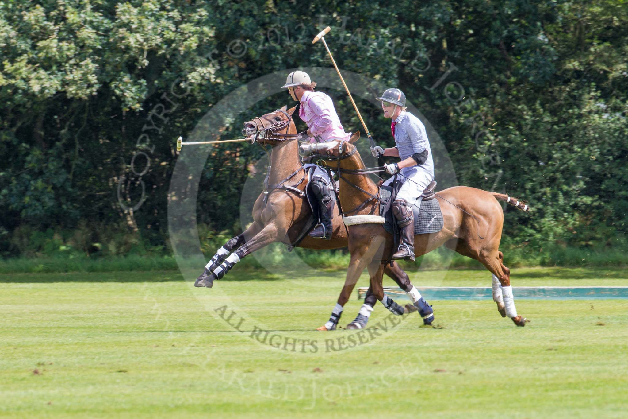 7th Heritage Polo Cup semi-finals: Herny Fisher, Team Silver Fox USA & Nico Talamoni, Team Emerging Switzerland..
Hurtwood Park Polo Club,
Ewhurst Green,
Surrey,
United Kingdom,
on 04 August 2012 at 11:36, image #61