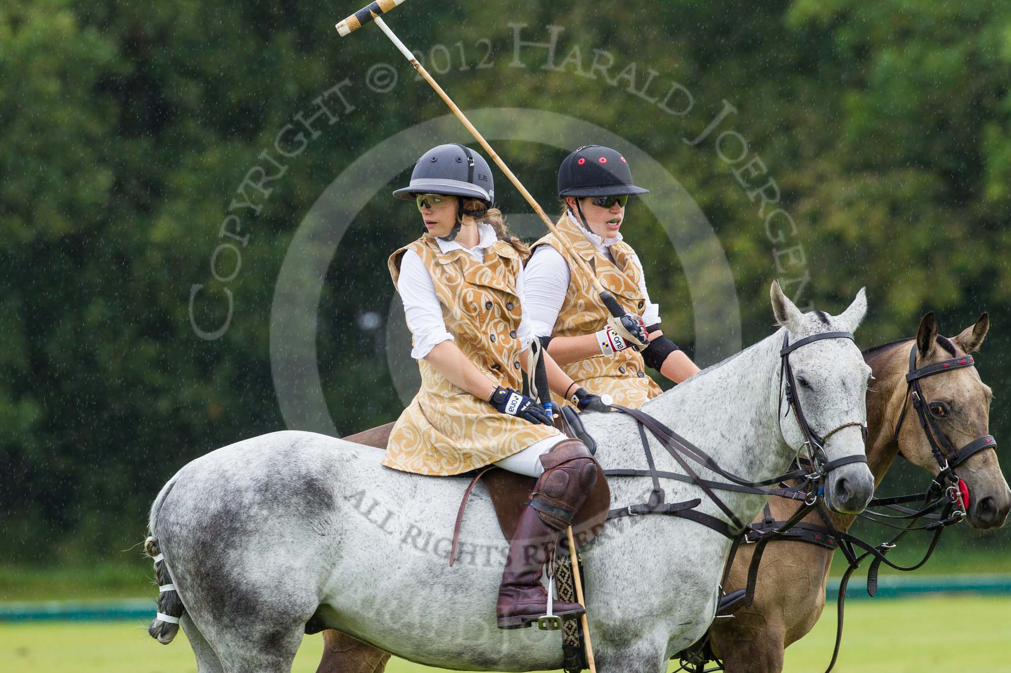 7th Heritage Polo Cup semi-finals: The Amazons of Polo sponsored by Polistas - Emma Boers (-1) GB and Heloise Lorentzen (1) GB..
Hurtwood Park Polo Club,
Ewhurst Green,
Surrey,
United Kingdom,
on 04 August 2012 at 13:05, image #92