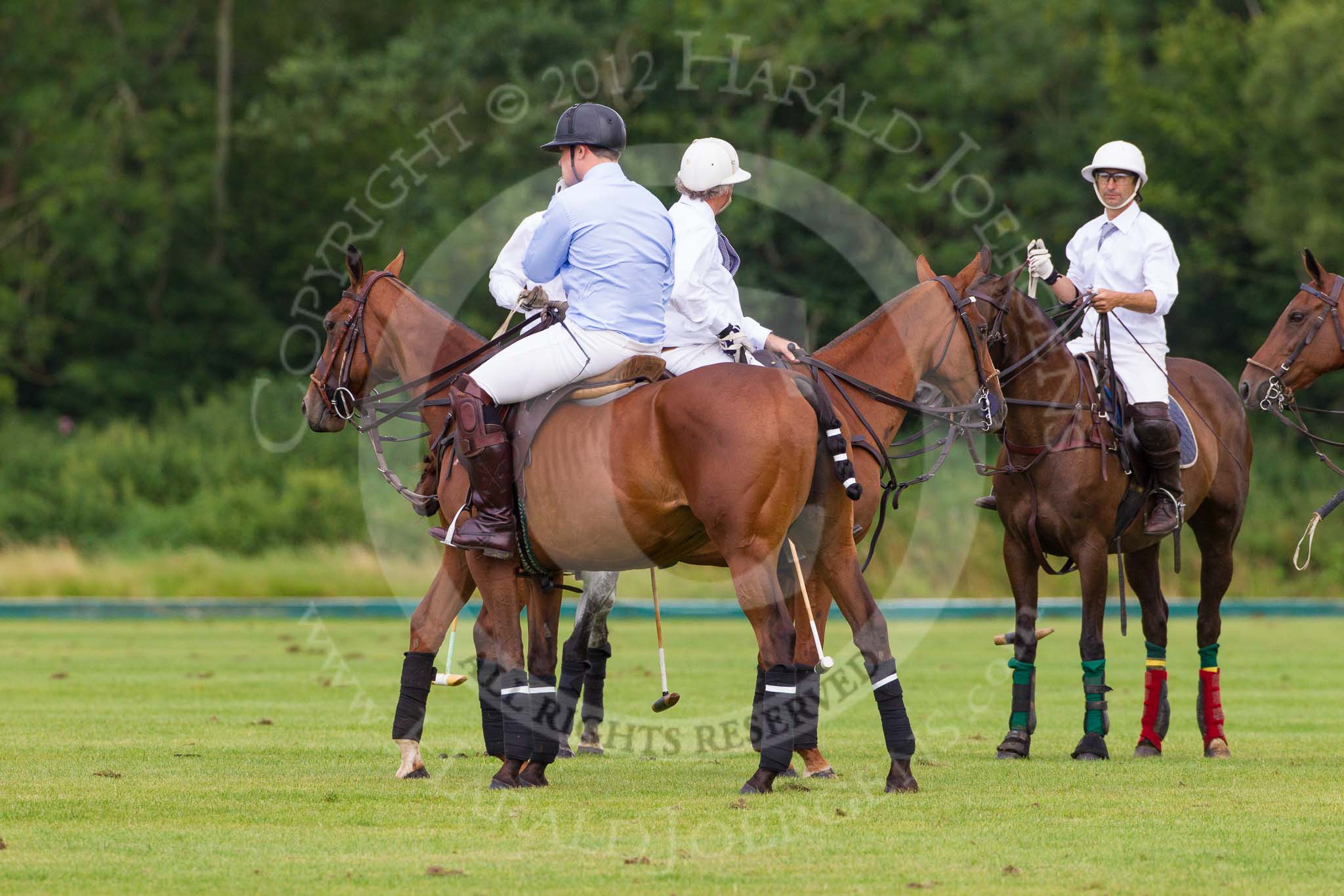 7th Heritage Polo Cup semi-finals: Pepe Riglos La Golondrina Argentina in the background..
Hurtwood Park Polo Club,
Ewhurst Green,
Surrey,
United Kingdom,
on 04 August 2012 at 15:35, image #255