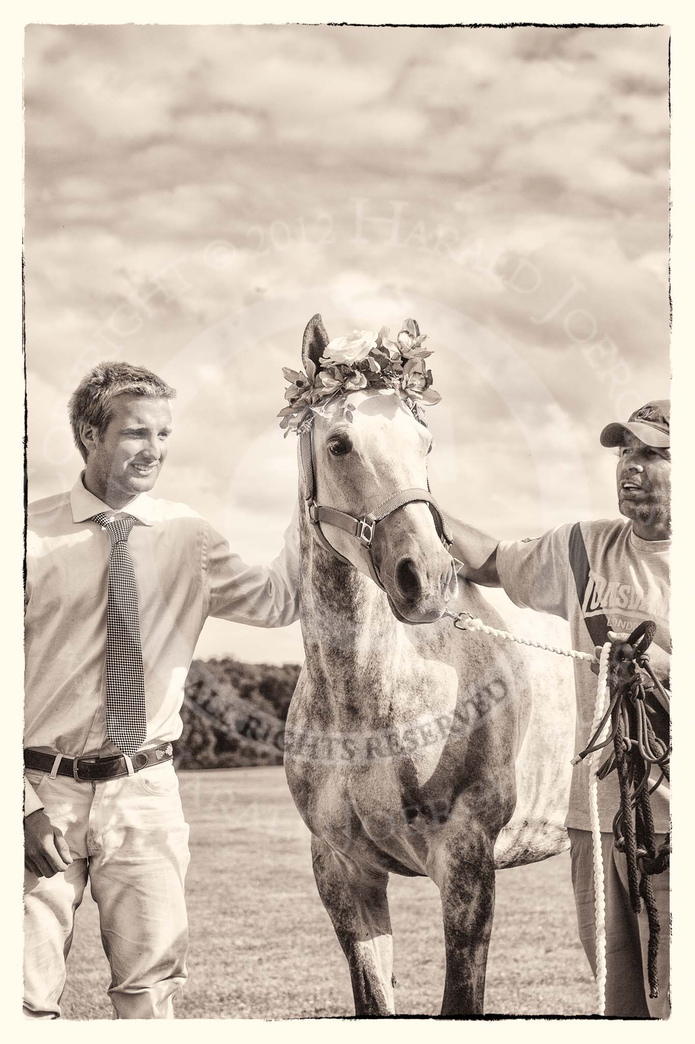 7th Heritage Polo Cup finals: Best Playing Pony Award won by Pedro Harrison..
Hurtwood Park Polo Club,
Ewhurst Green,
Surrey,
United Kingdom,
on 05 August 2012 at 17:11, image #290