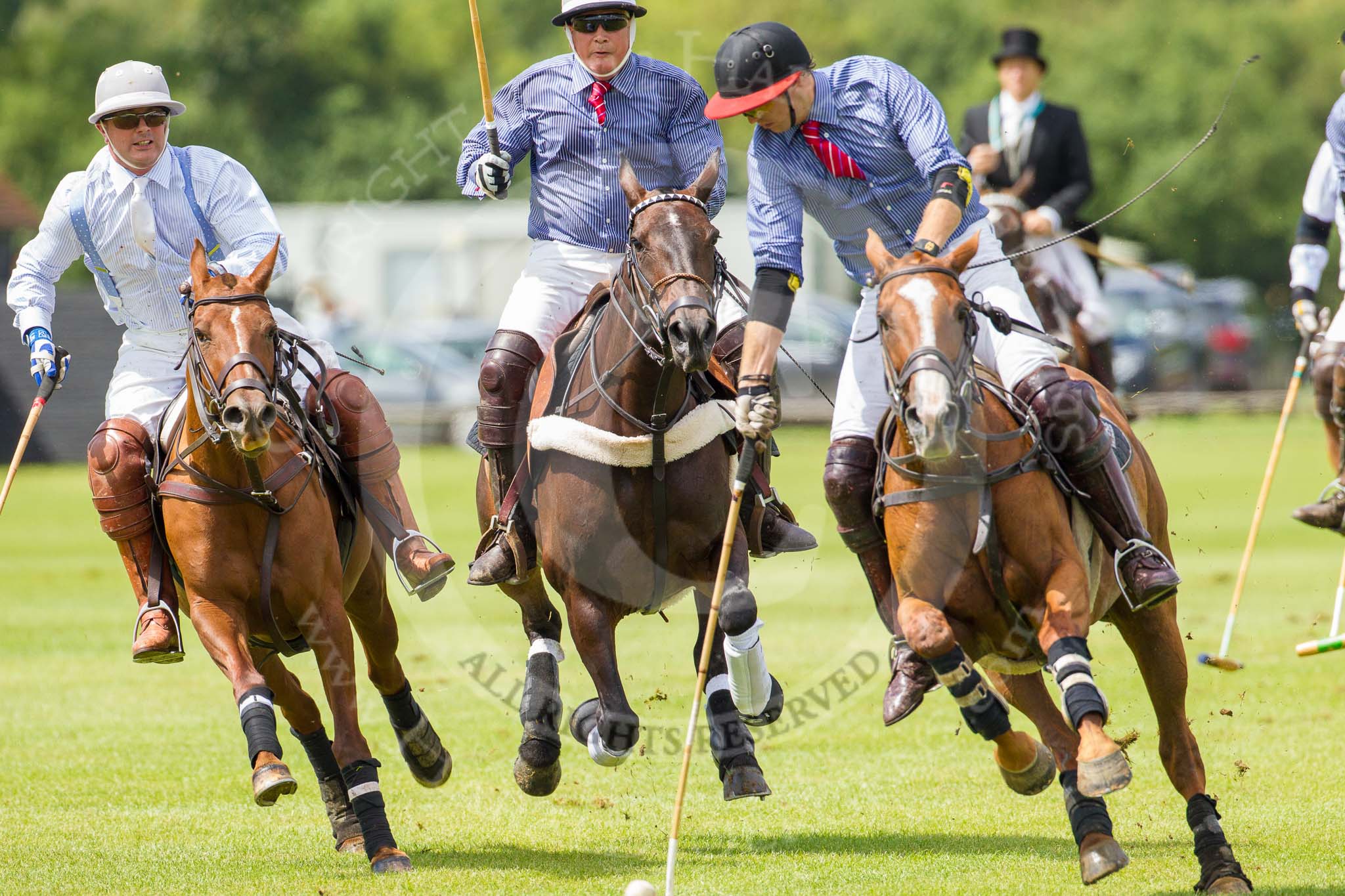 7th Heritage Polo Cup finals: James Rome, Team Silver Fox USA, escaping and in full control..
Hurtwood Park Polo Club,
Ewhurst Green,
Surrey,
United Kingdom,
on 05 August 2012 at 14:06, image #63